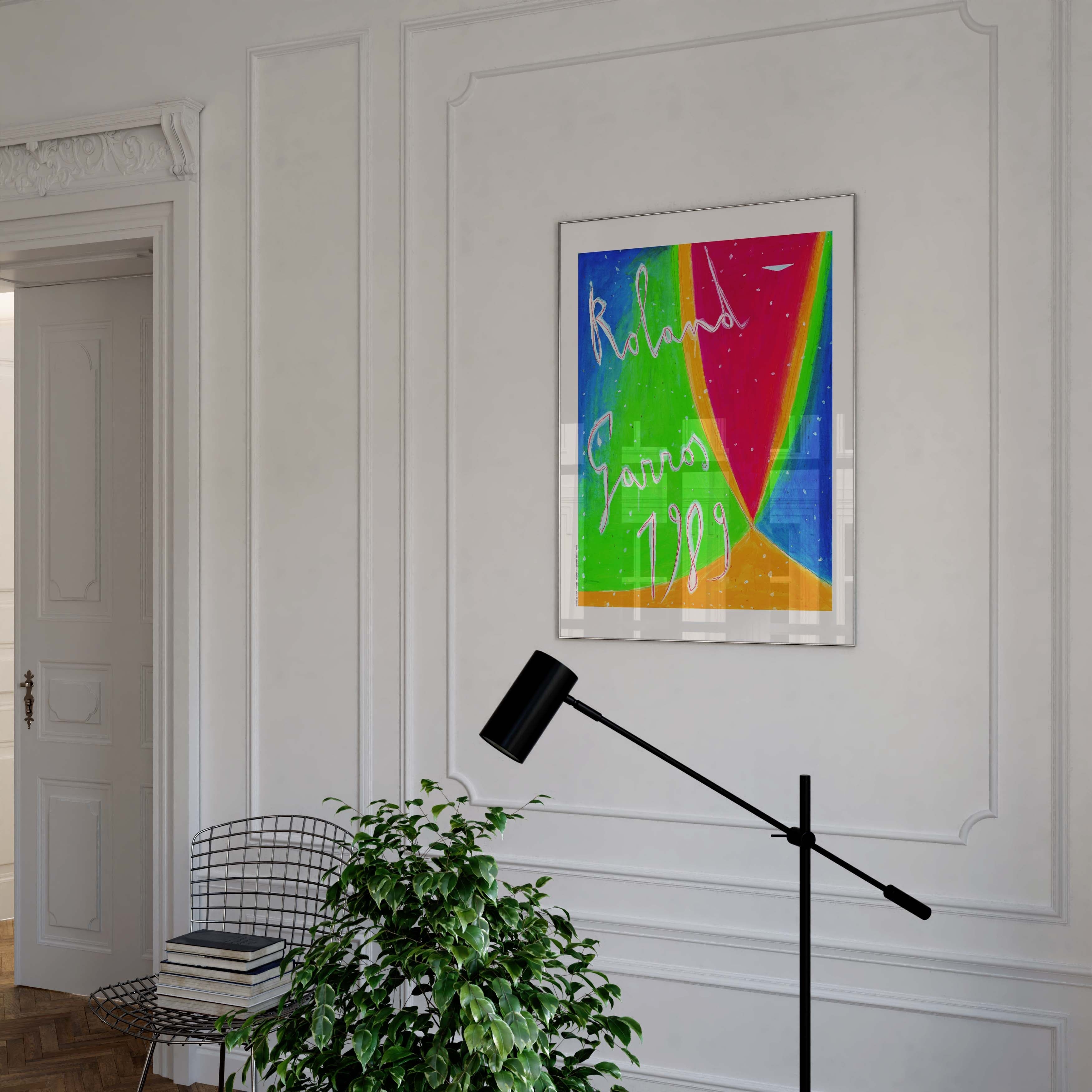 Affiche "Les Imparfaits" Roland-Garros 1989 par Nicola DE MARIA