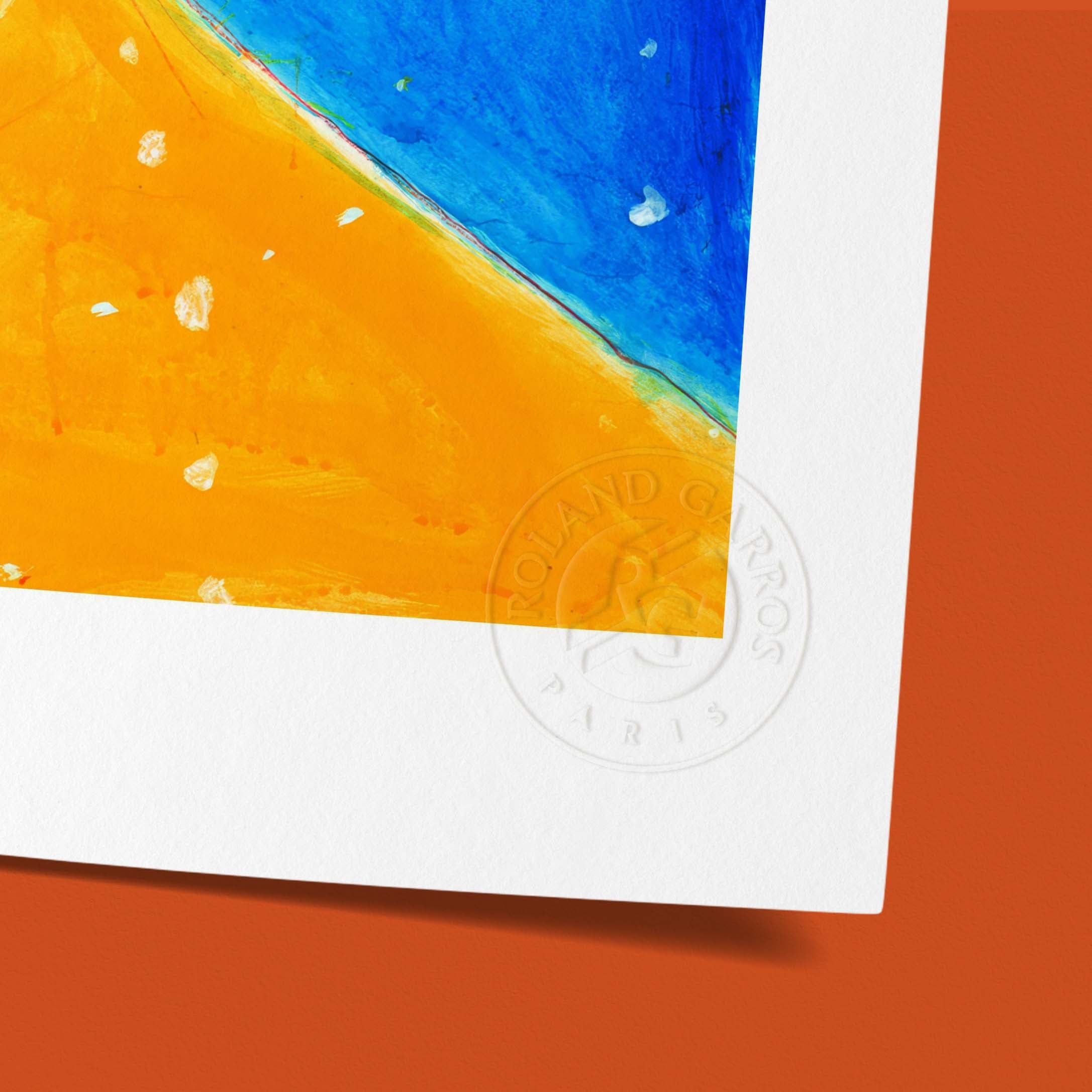 Affiche "Les Imparfaits" Roland-Garros 1989 par Nicola DE MARIA