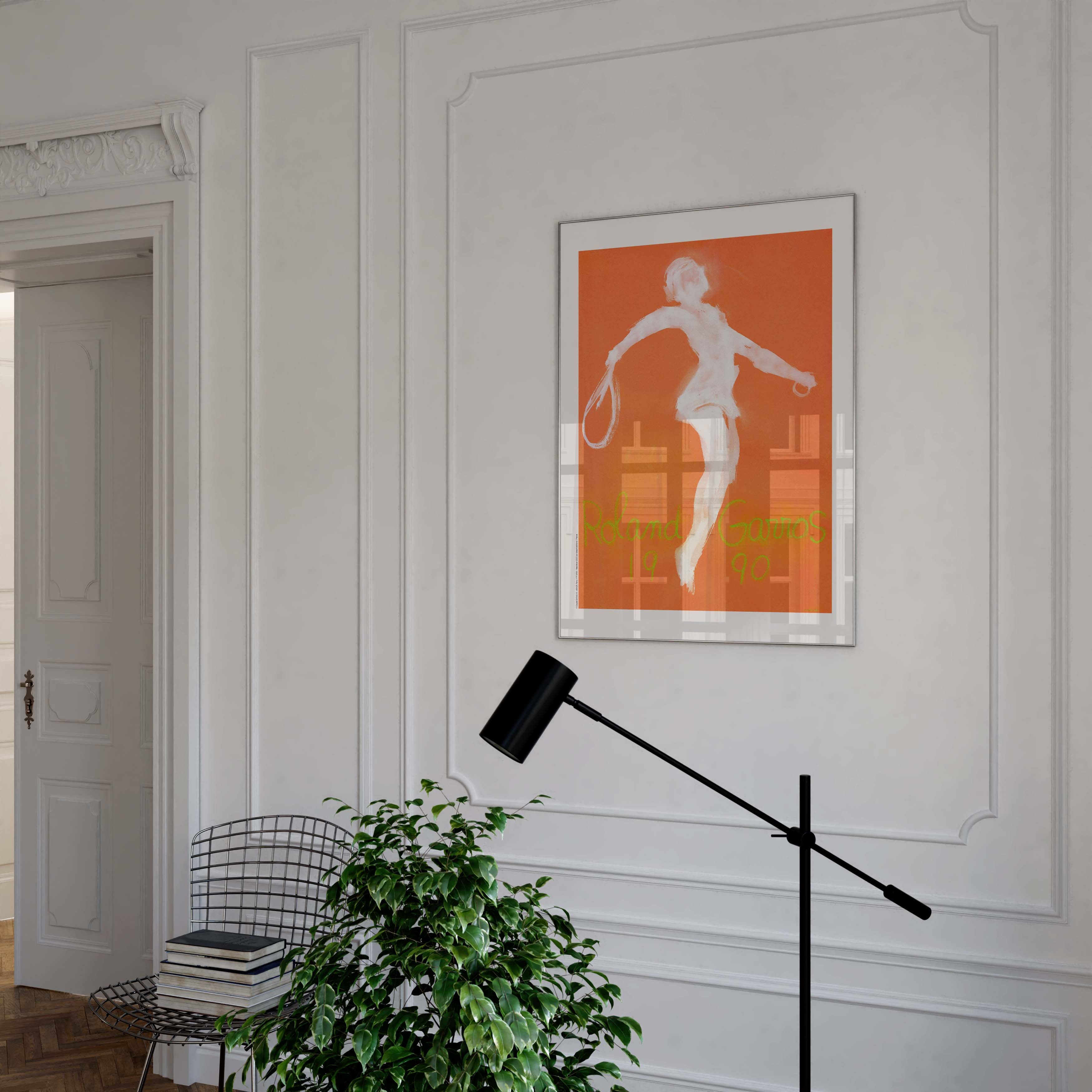 Affiche Roland-Garros 1990 par Claude GARACHE