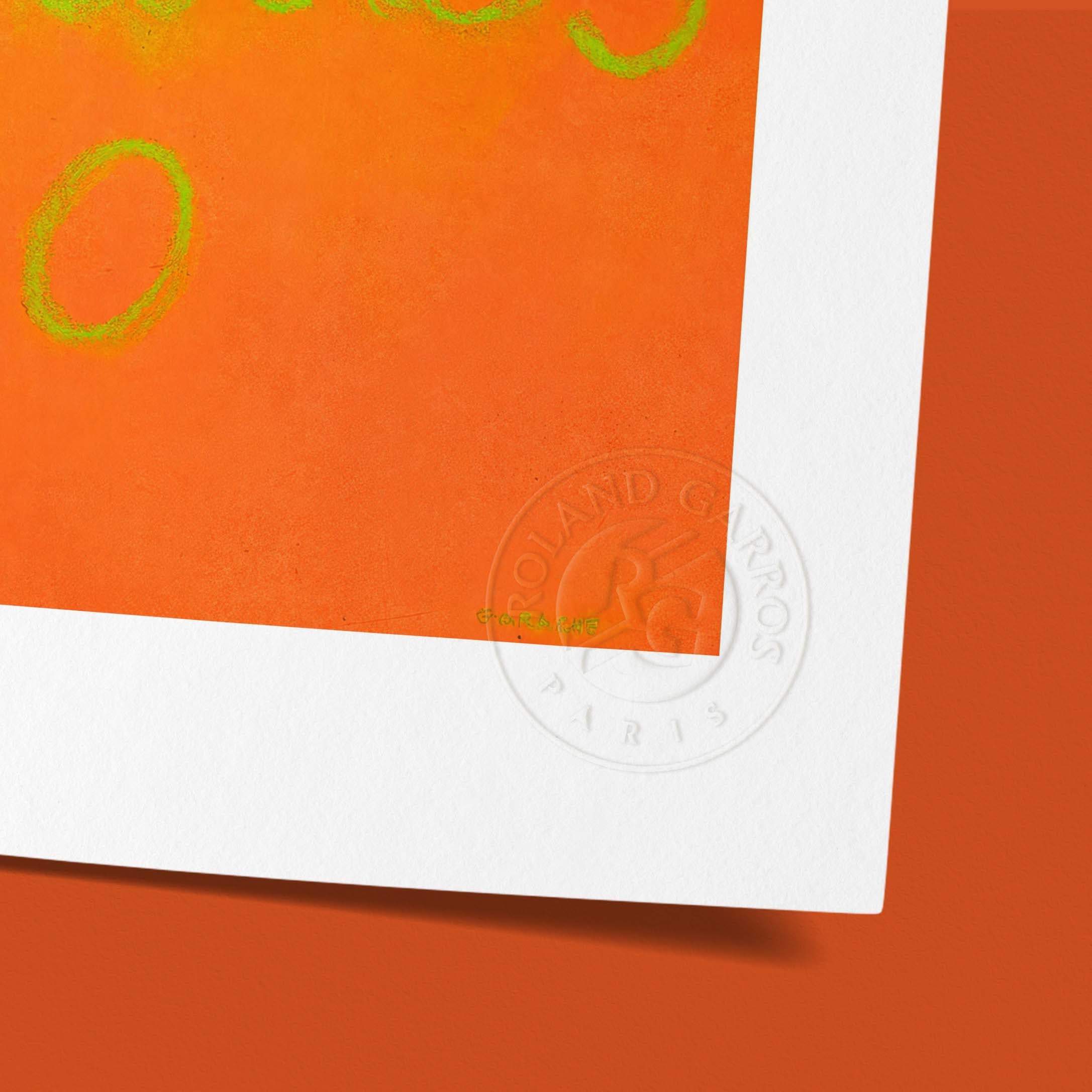 Affiche "Les Imparfaits" Roland-Garros 1990 par Claude GARACHE