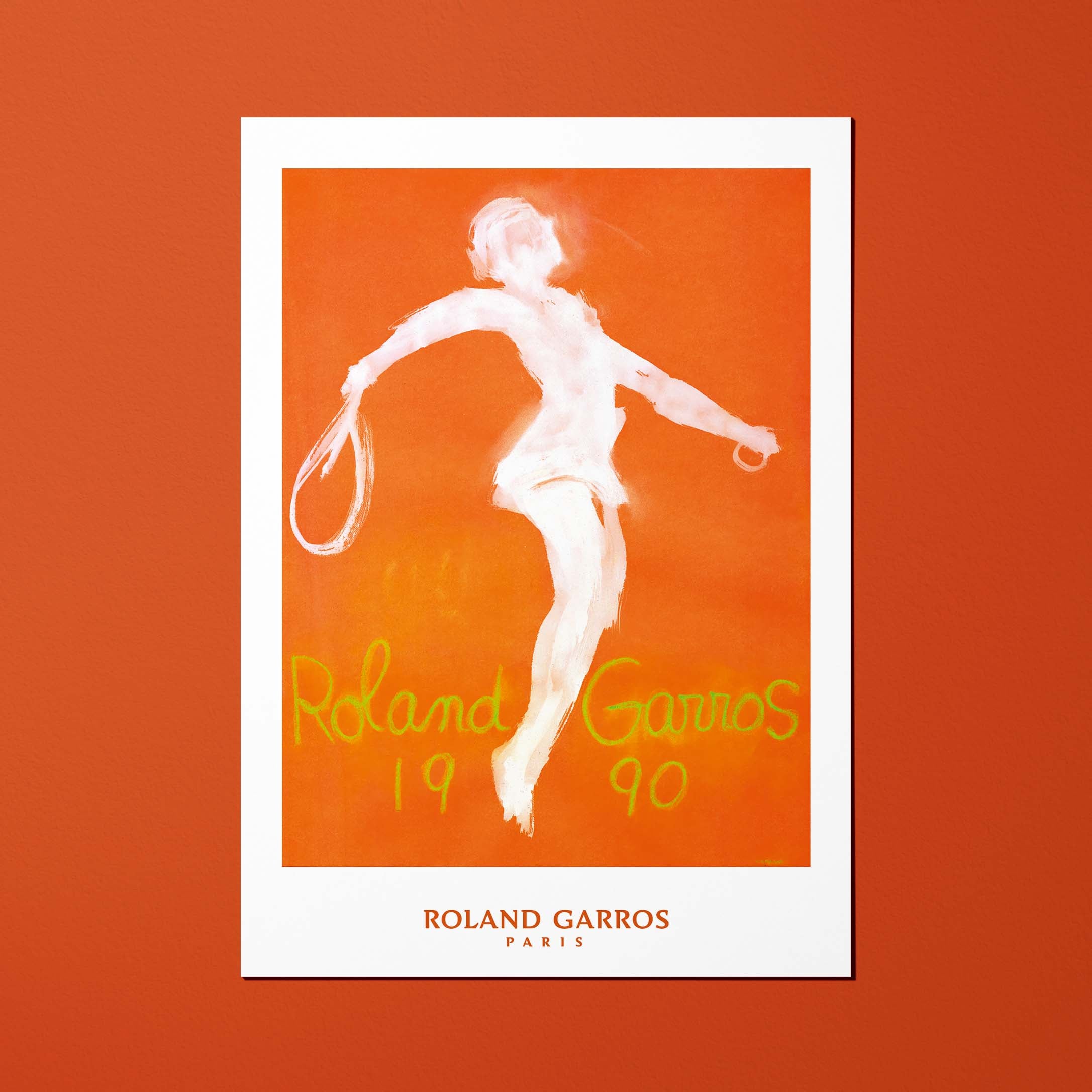 Carte postale Roland-Garros 1990 par Claude GARACHE