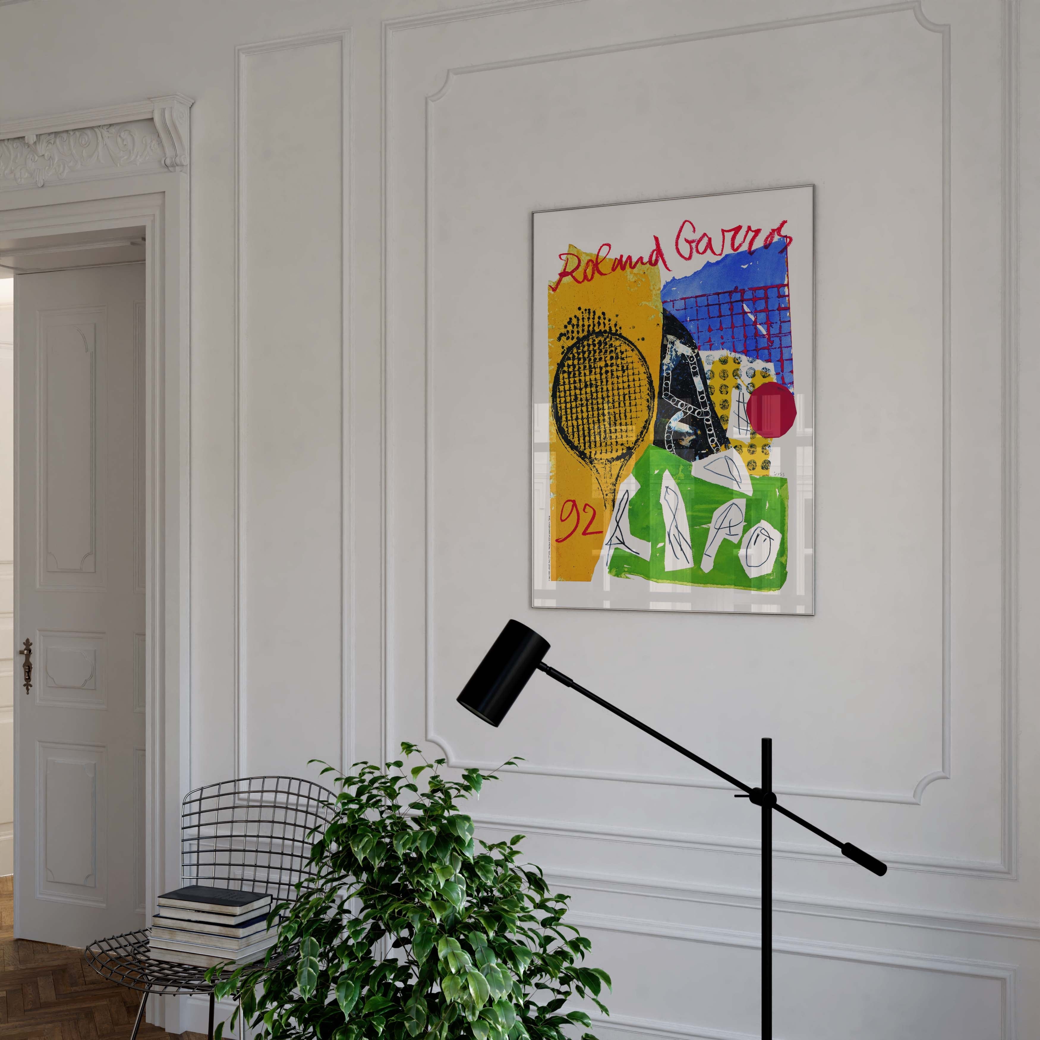 Affiche "Les Imparfaits" Roland-Garros 1992 par Jan VOSS