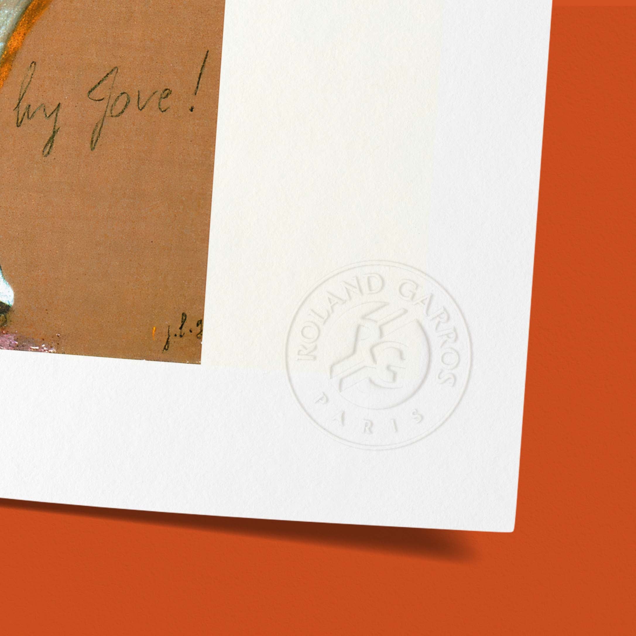 Affiche "Les Imparfaits" Roland-Garros 1993 par Jean LE GAC