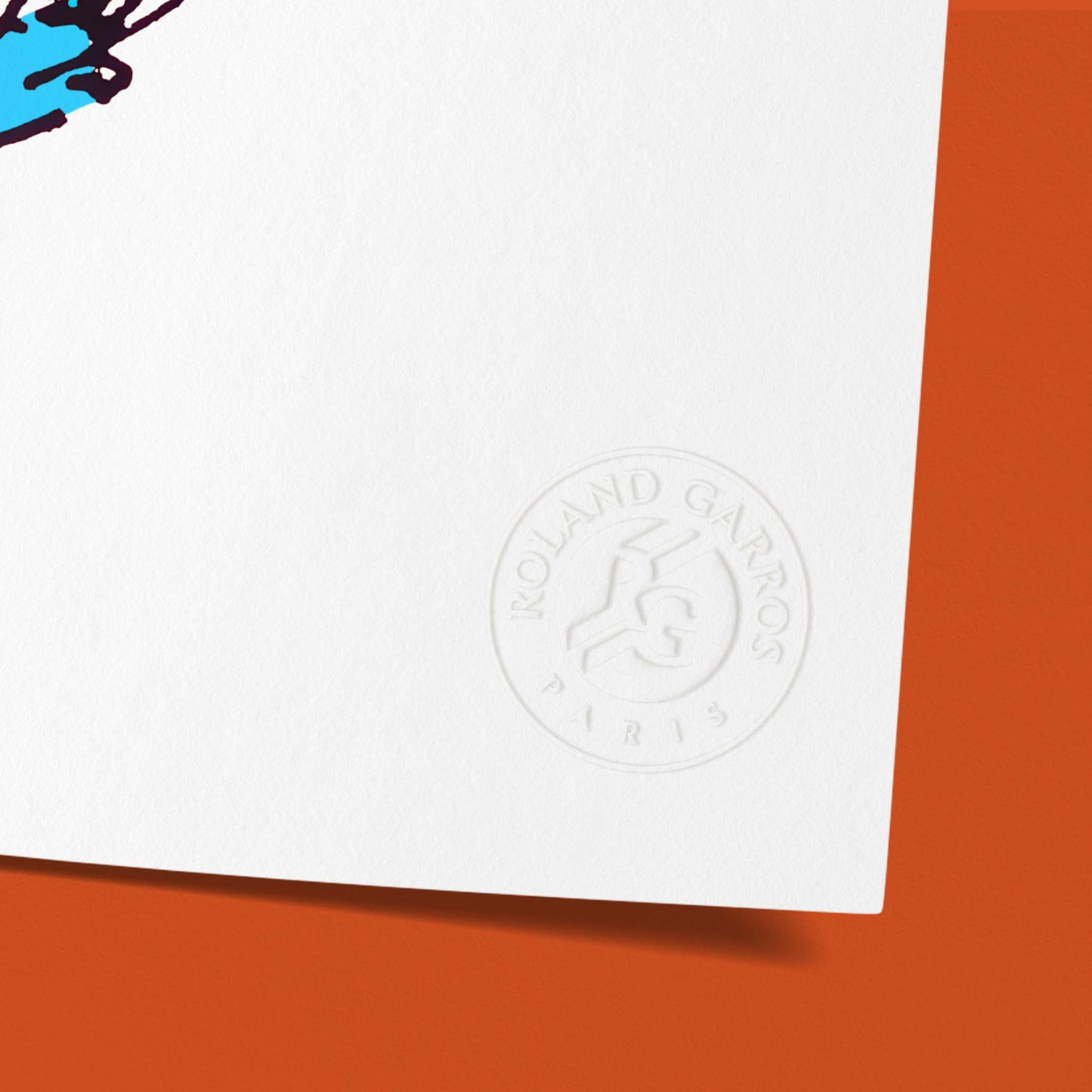 Affiche "Les Imparfaits" Roland-Garros 1997 par Antonio SAURA