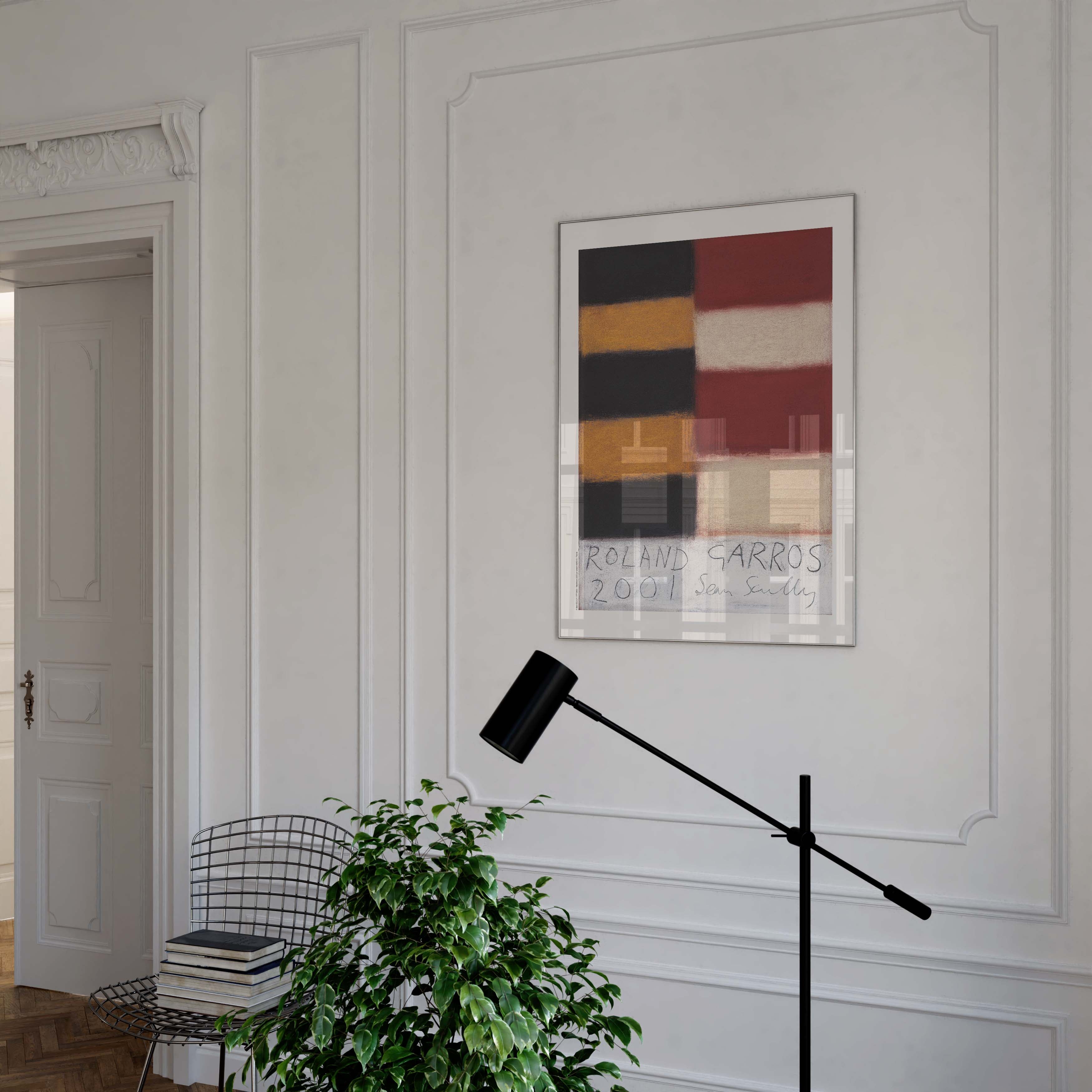 Affiche Roland-Garros 2001 par Sean SCULLY