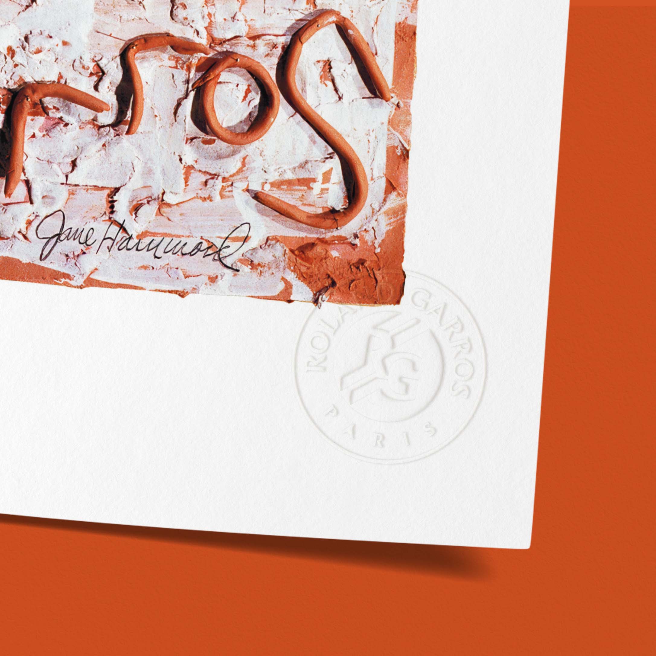 Affiche "Les Imparfaits" Roland-Garros 2003 par Jane HAMMOND