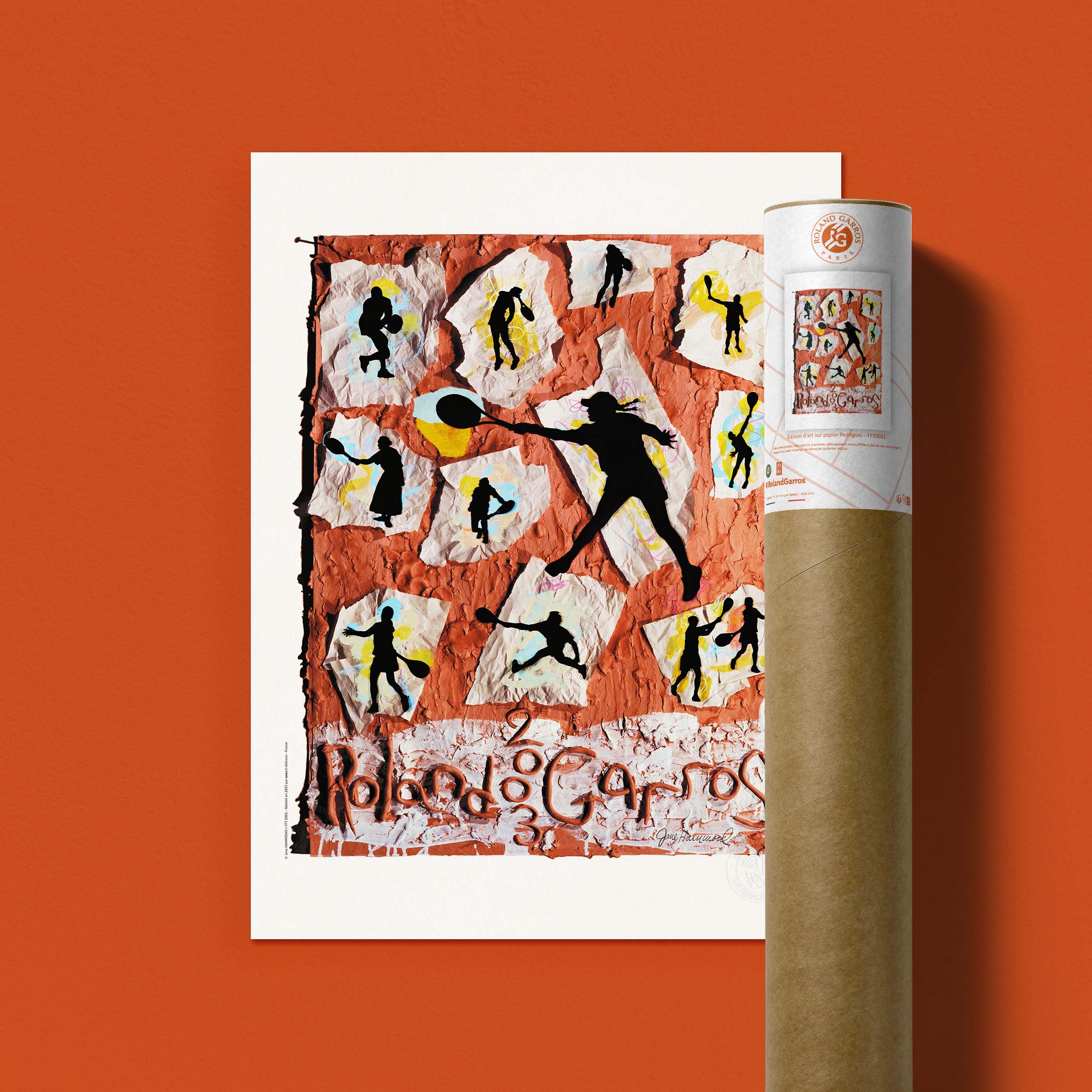 Affiche Roland-Garros 2003 par Jane HAMMOND