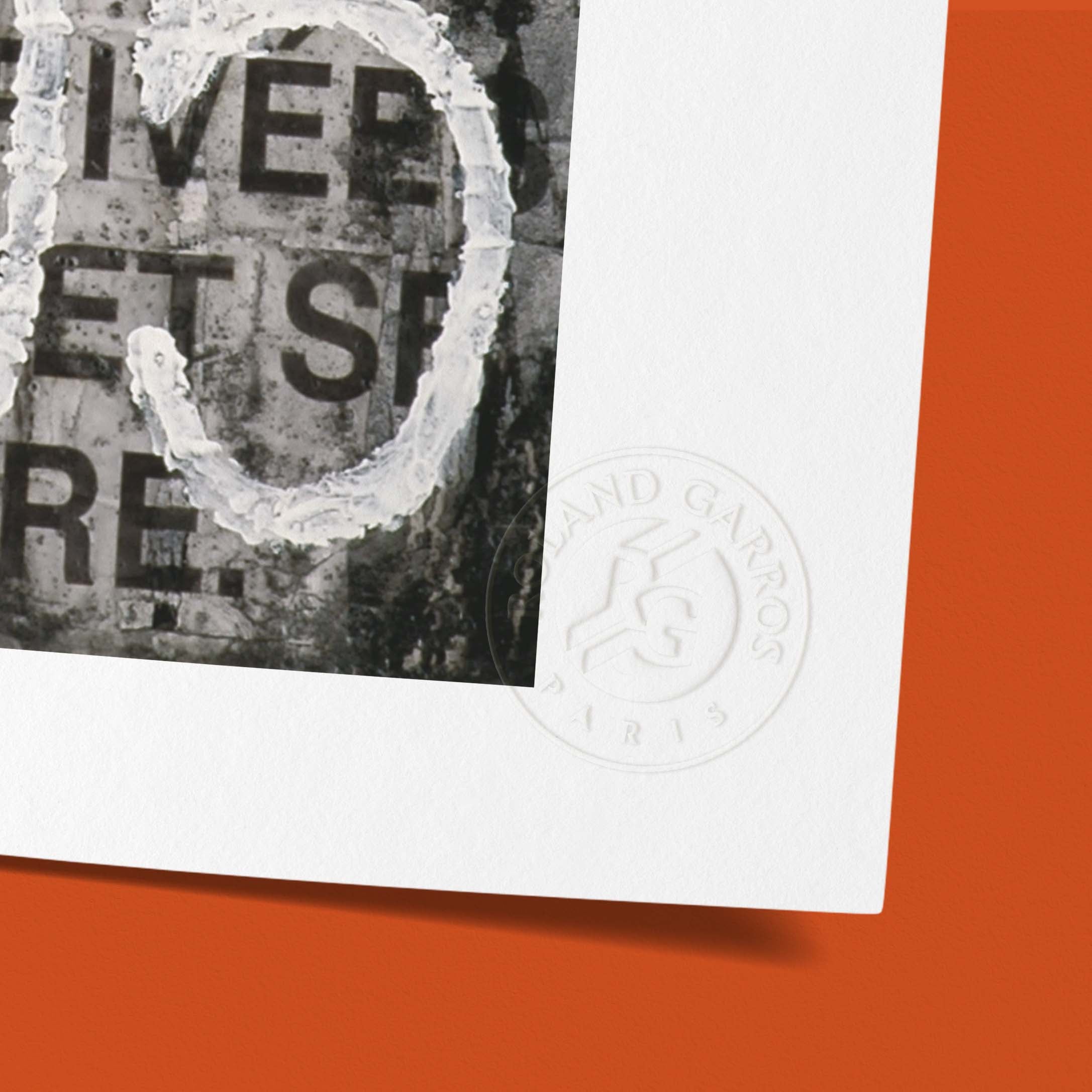 Affiche "Les Imparfaits" Roland-Garros 2005 par Jaume PLENSA