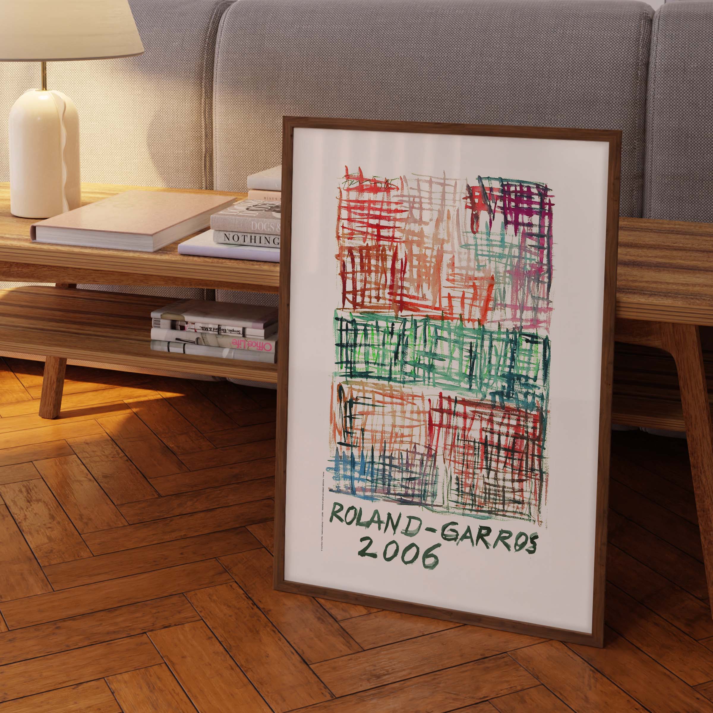 Affiche "Les Imparfaits" Roland-Garros 2006 par Günther FÖRG