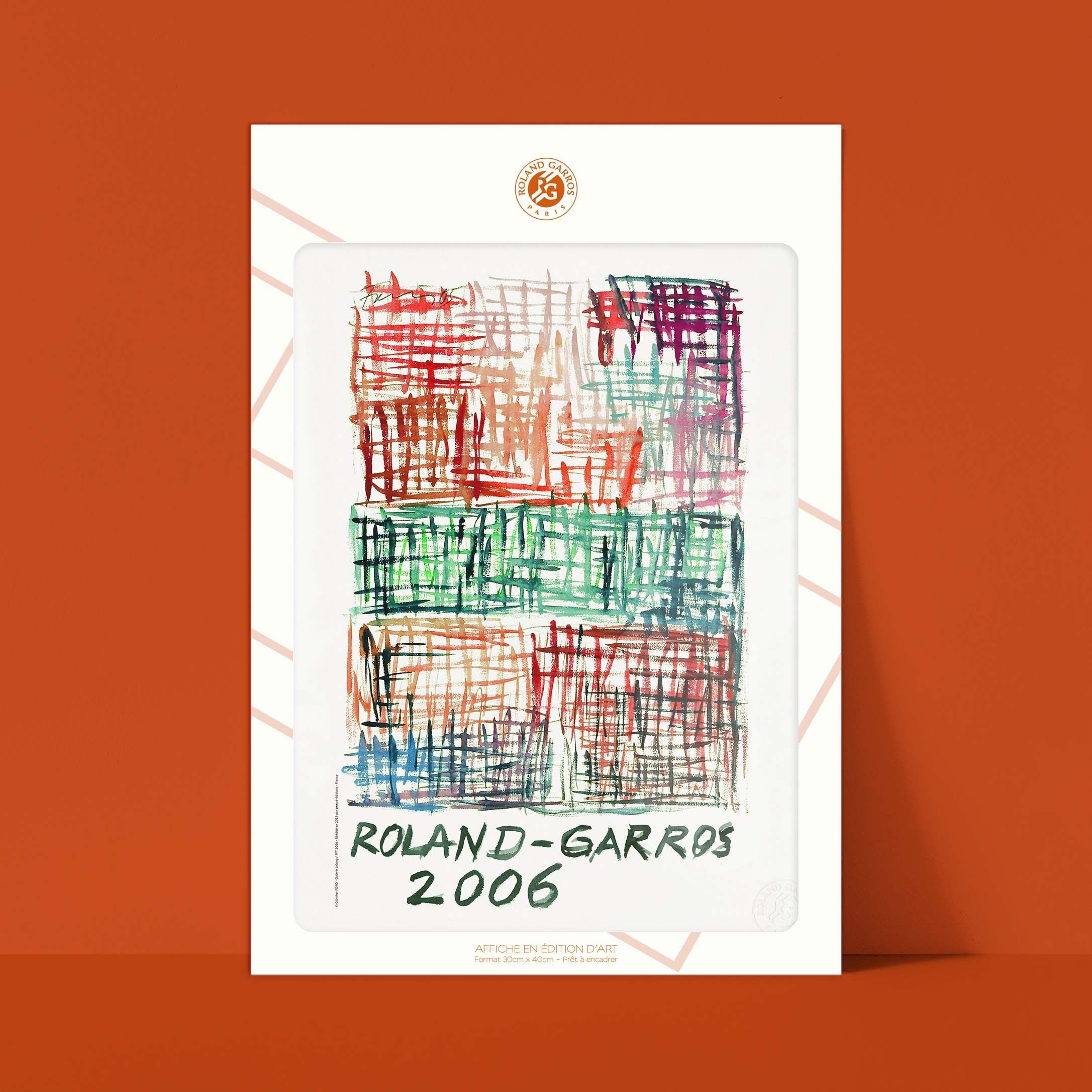 Affiche Roland-Garros 2006 par Günther FÖRG