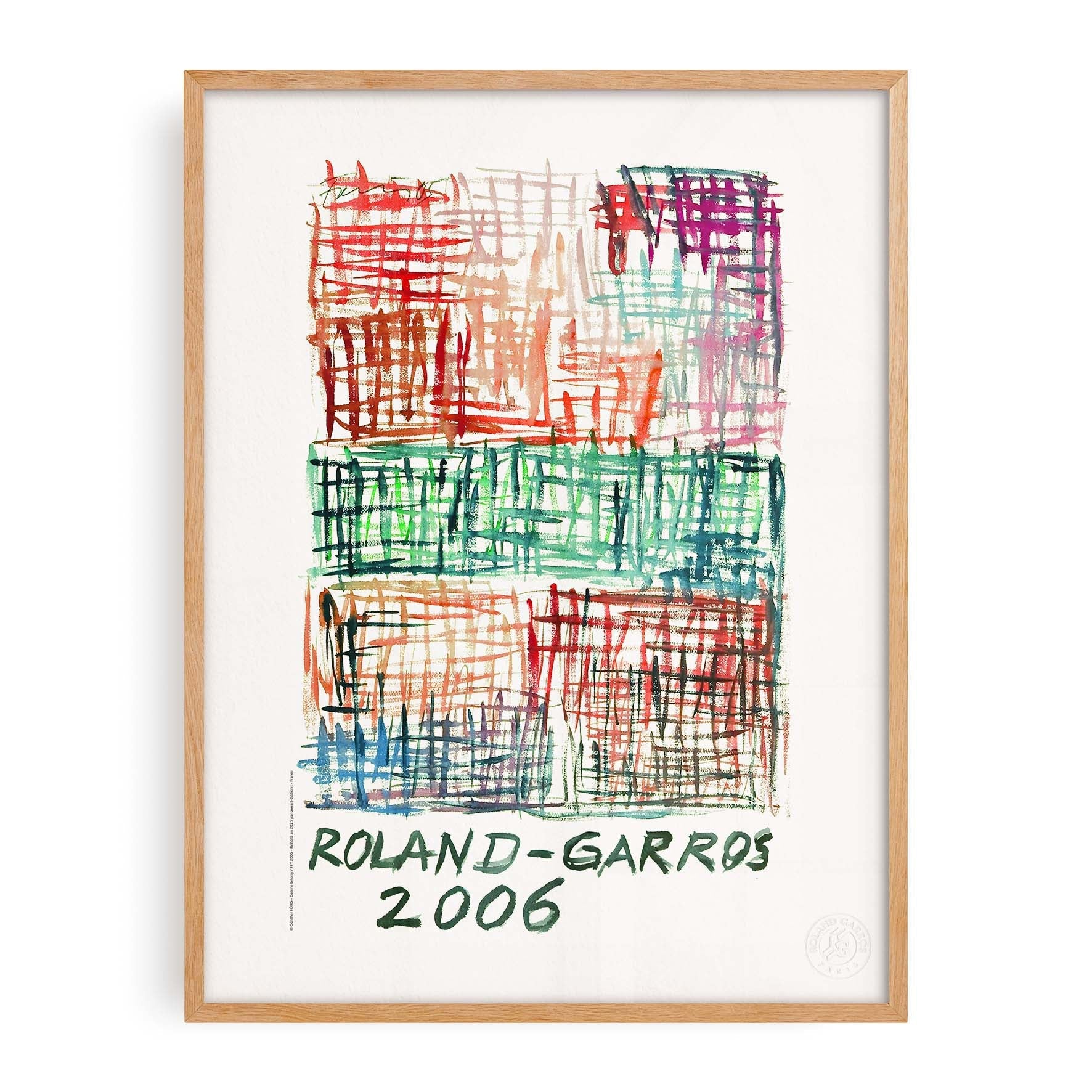 Affiche "Les Imparfaits" Roland-Garros 2006 par Günther FÖRG