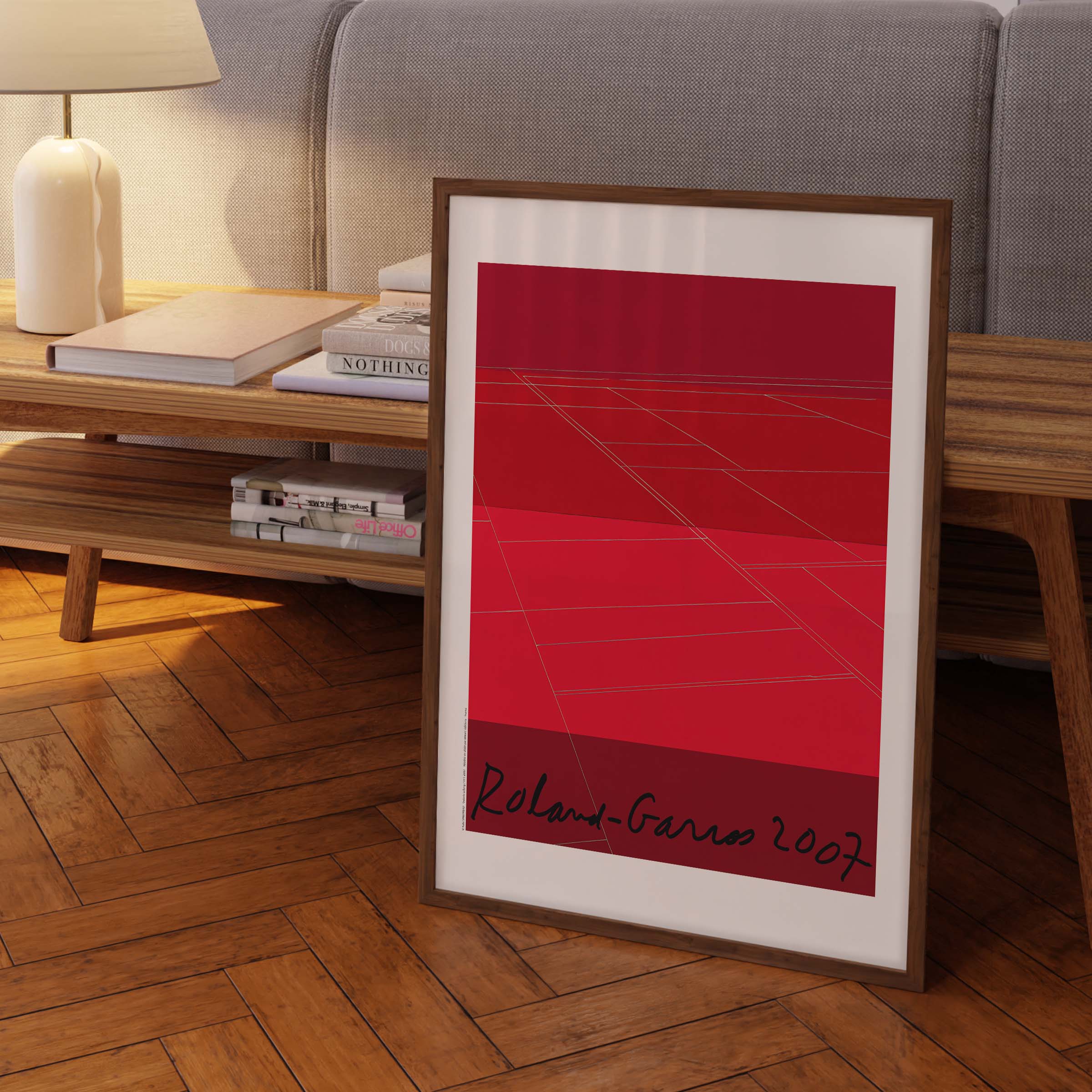 Affiche "Les Imparfaits" Roland-Garros 2007 par Kate SHEPHERD