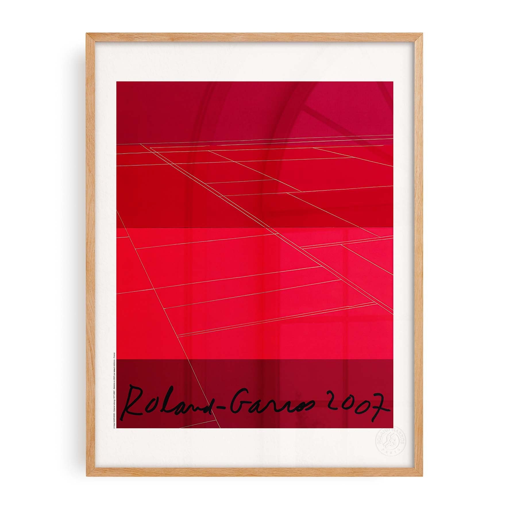 Affiche "Les Imparfaits" Roland-Garros 2007 par Kate SHEPHERD