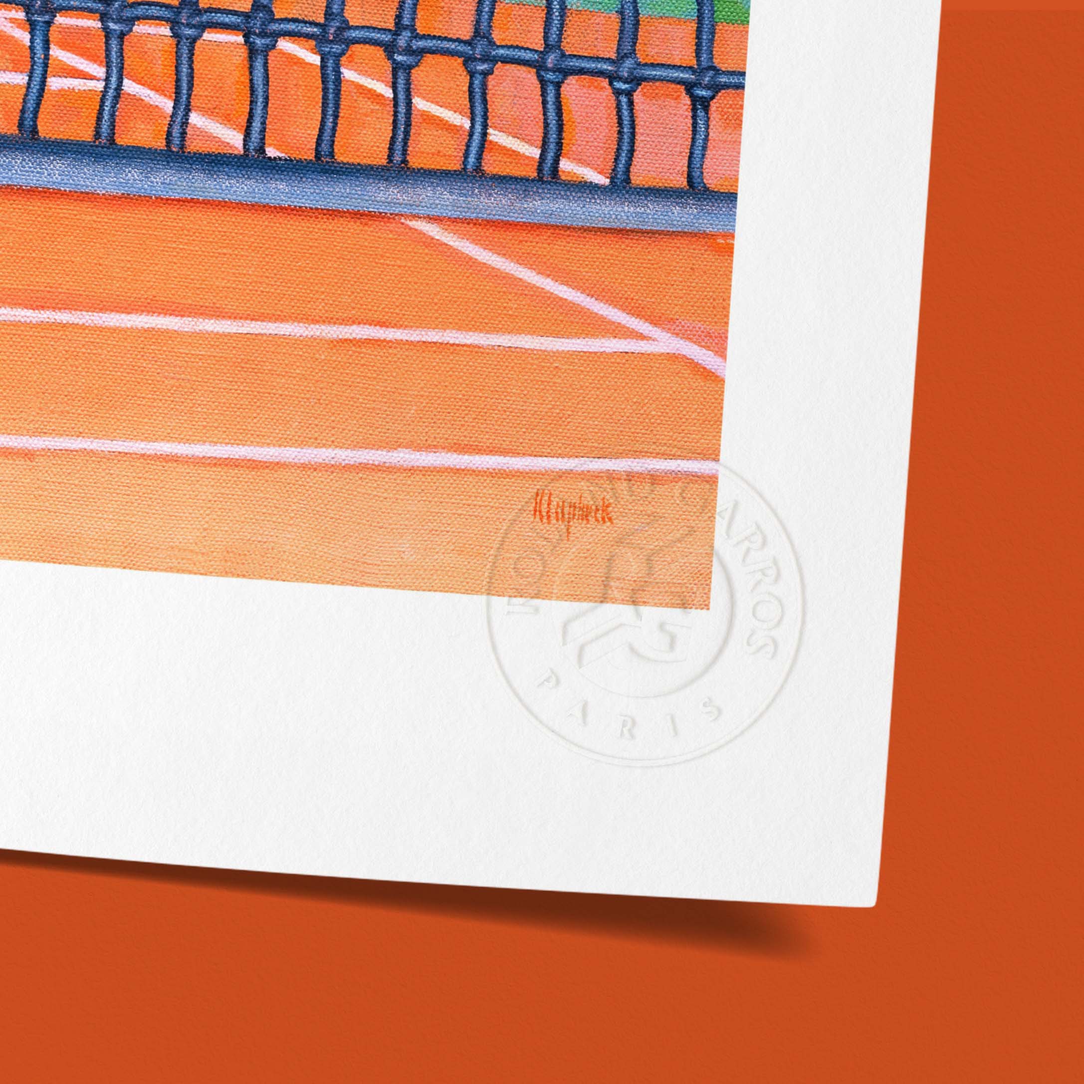 Affiche Roland-Garros 2009 par Konrad KLAPHECK