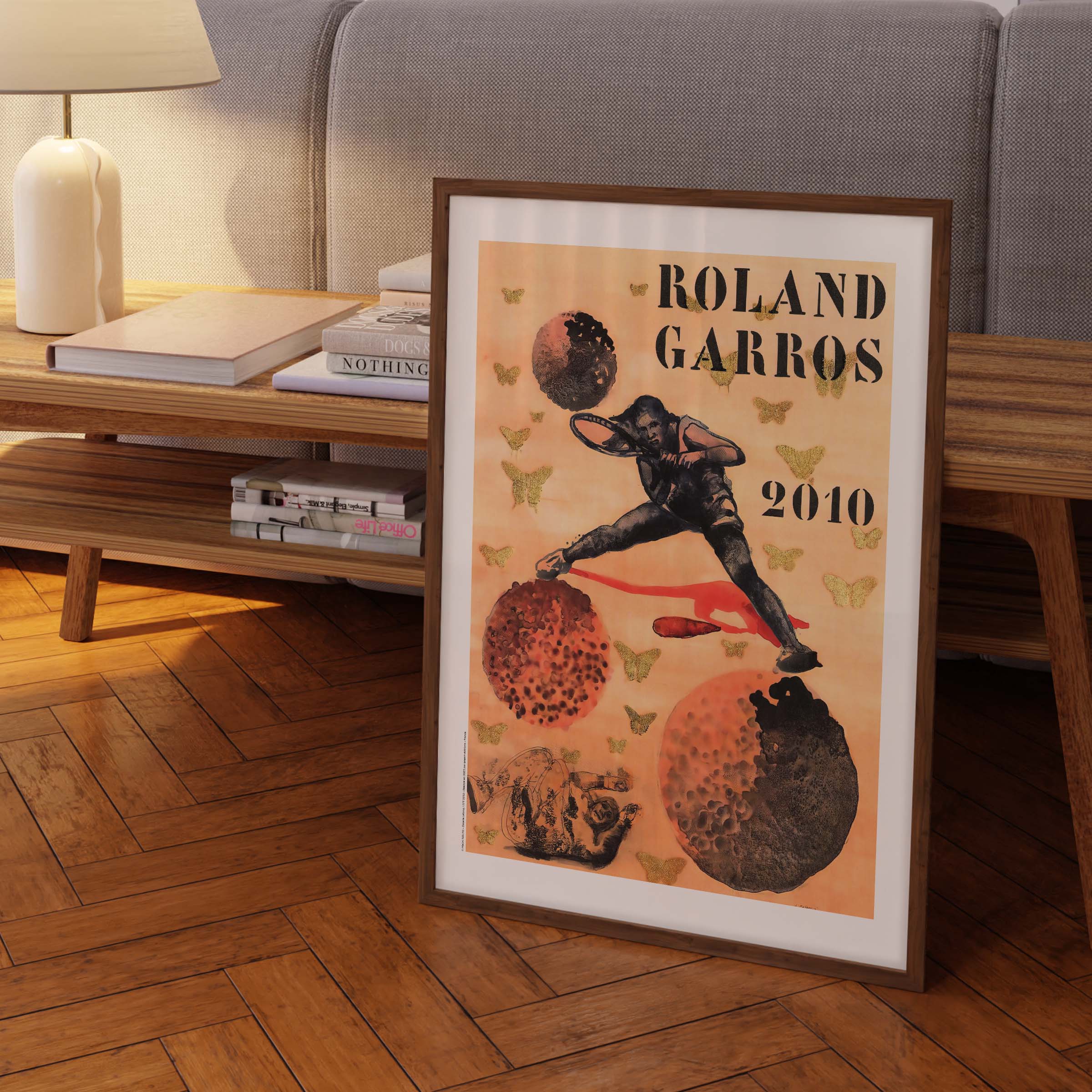 Affiche "Les Imparfaits" Roland-Garros 2010 par Nalini MALANI