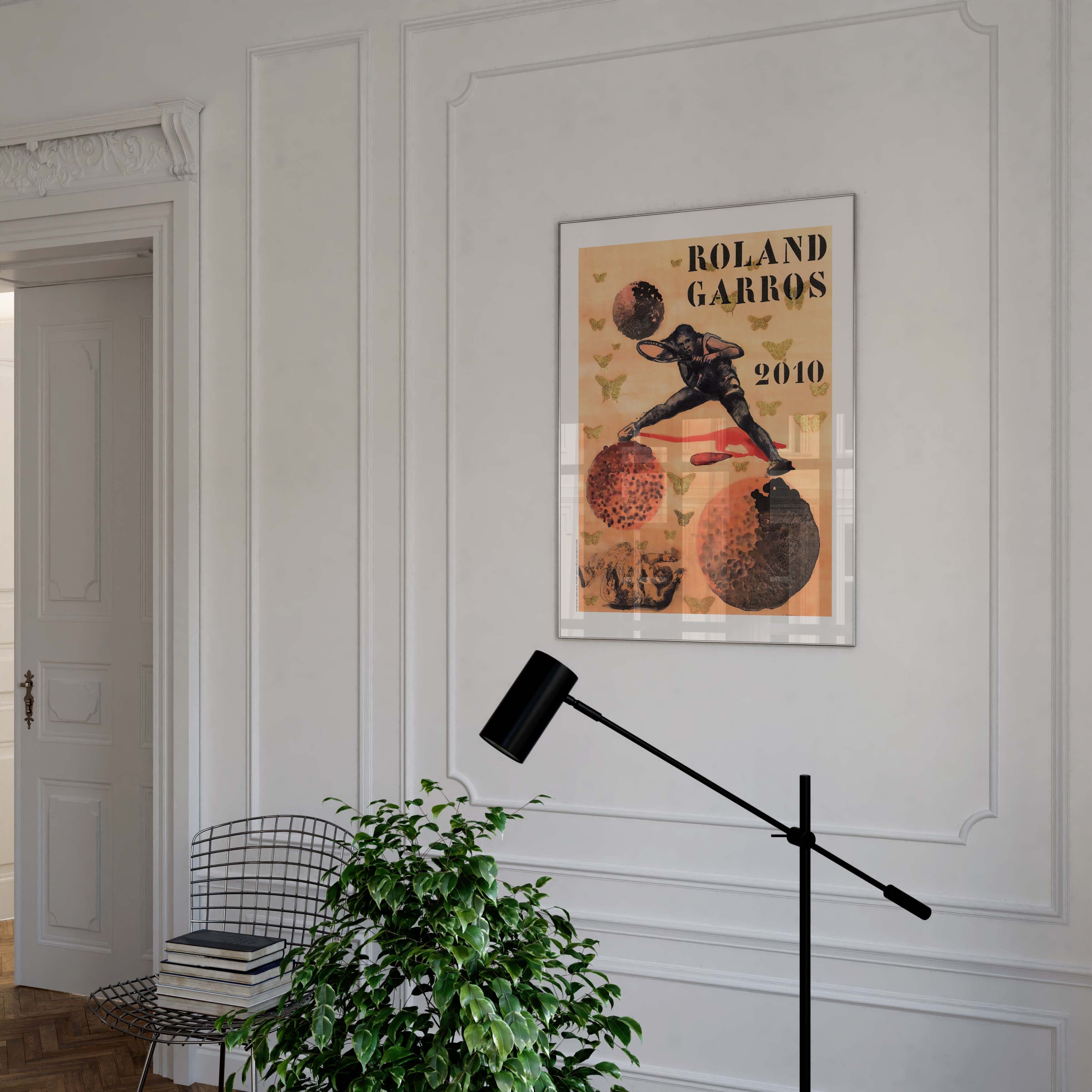 Affiche "Les Imparfaits" Roland-Garros 2010 par Nalini MALANI