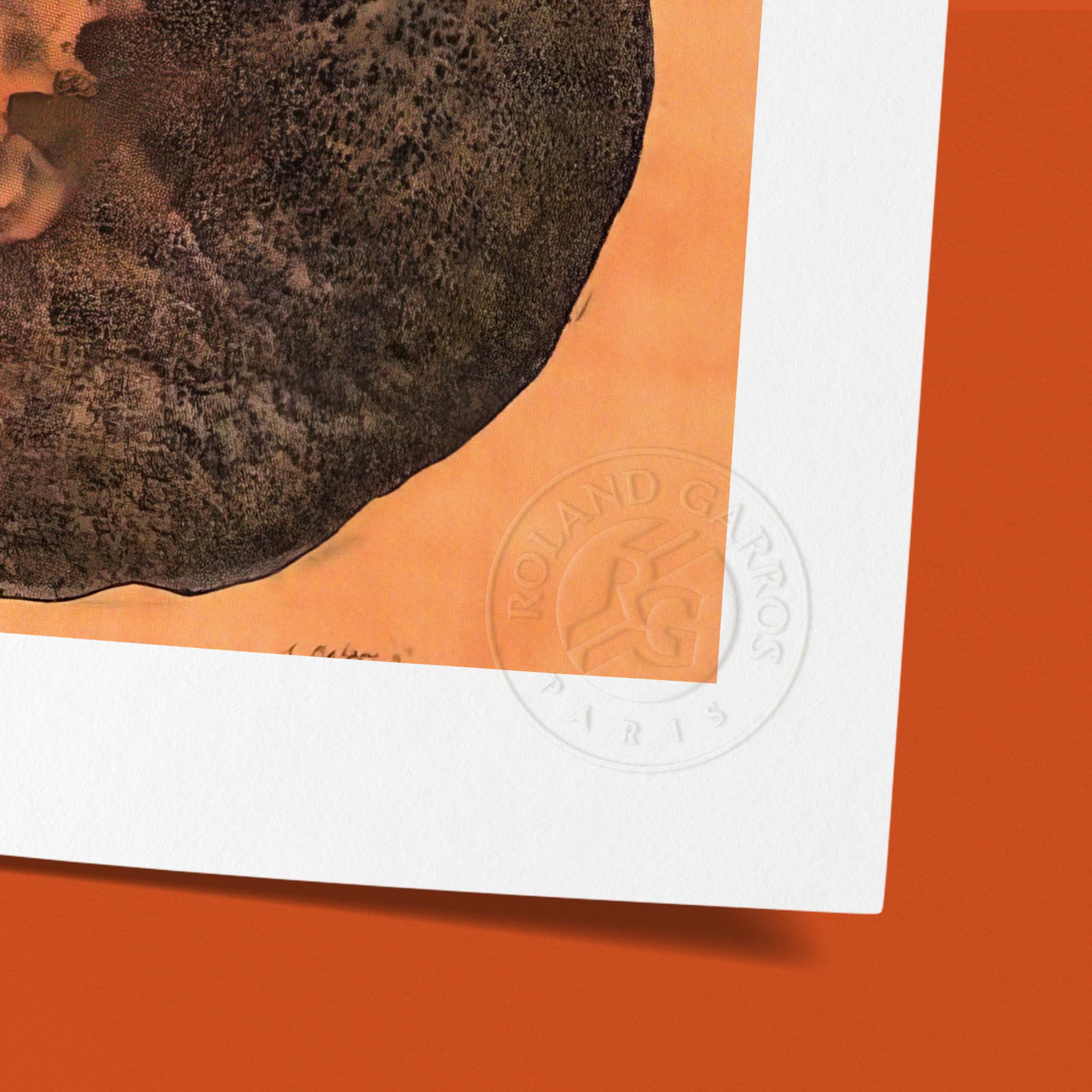 Affiche "Les Imparfaits" Roland-Garros 2010 par Nalini MALANI