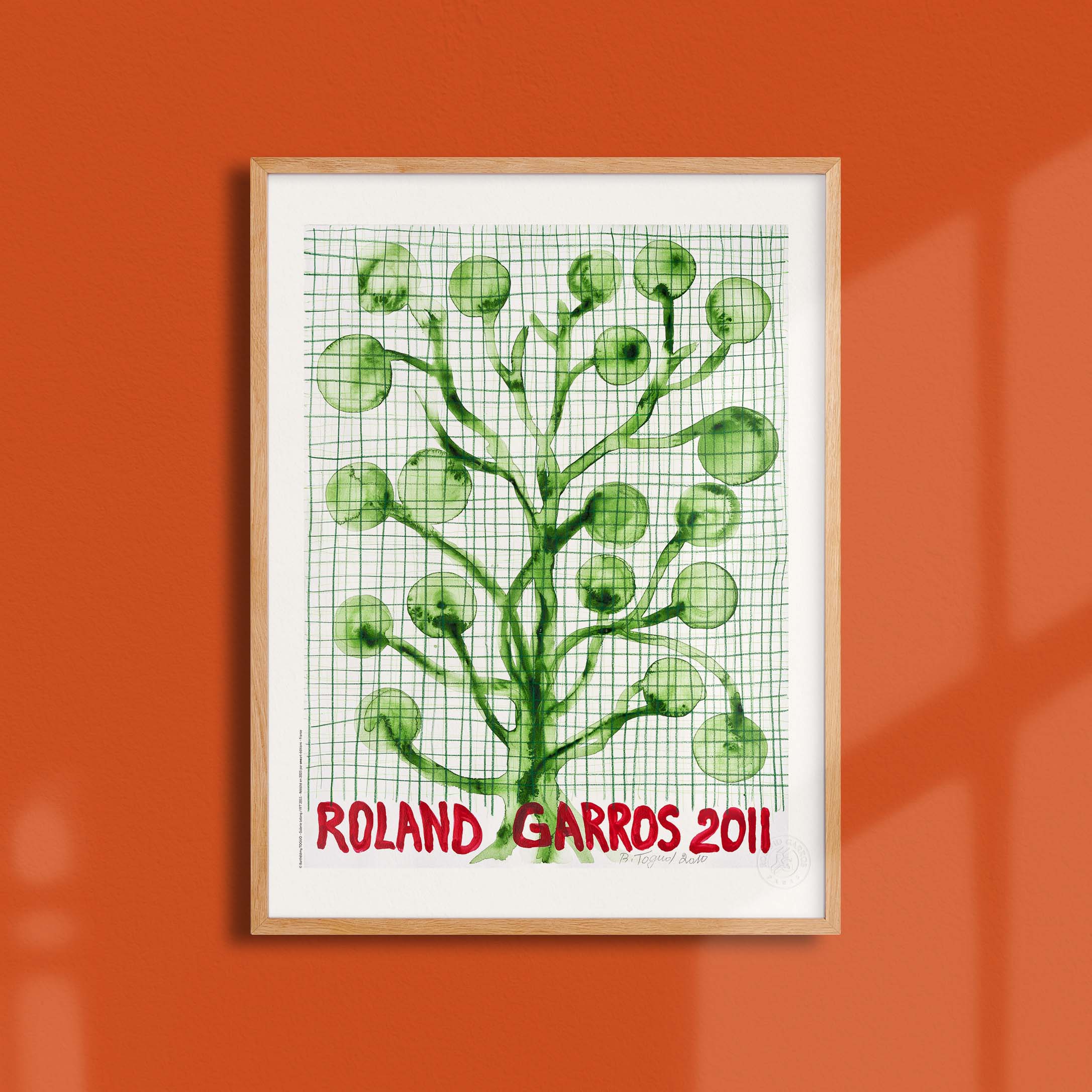 Affiche "Les Imparfaits" Roland-Garros 2011 par Barthélémy TOGUO