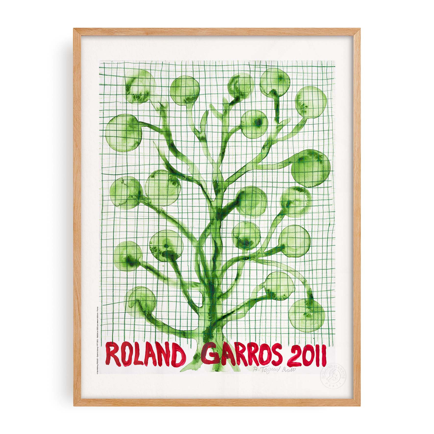 Affiche "Les Imparfaits" Roland-Garros 2011 par Barthélémy TOGUO