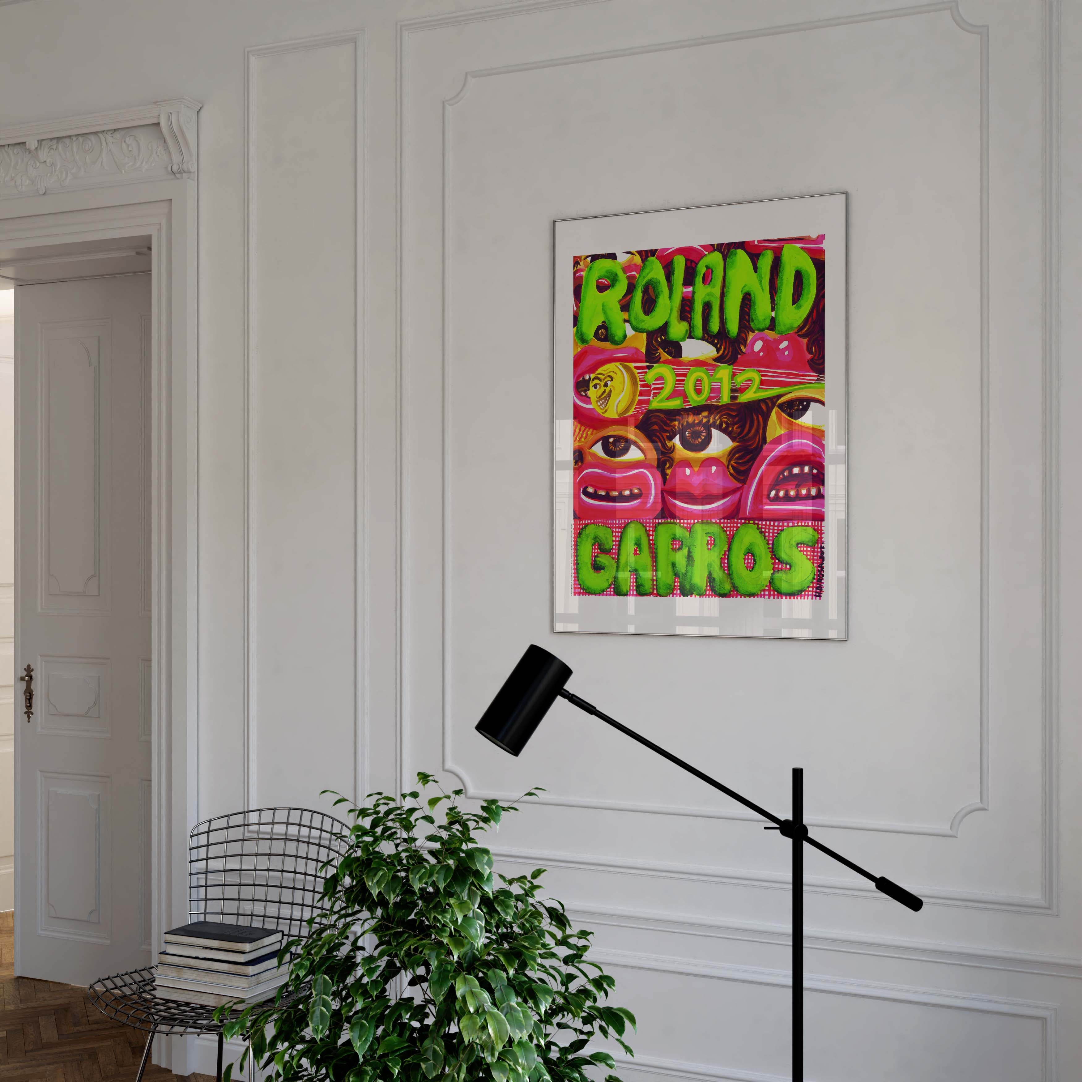 Affiche "Les Imparfaits" Roland-Garros 2012 par Hervé DI ROSA