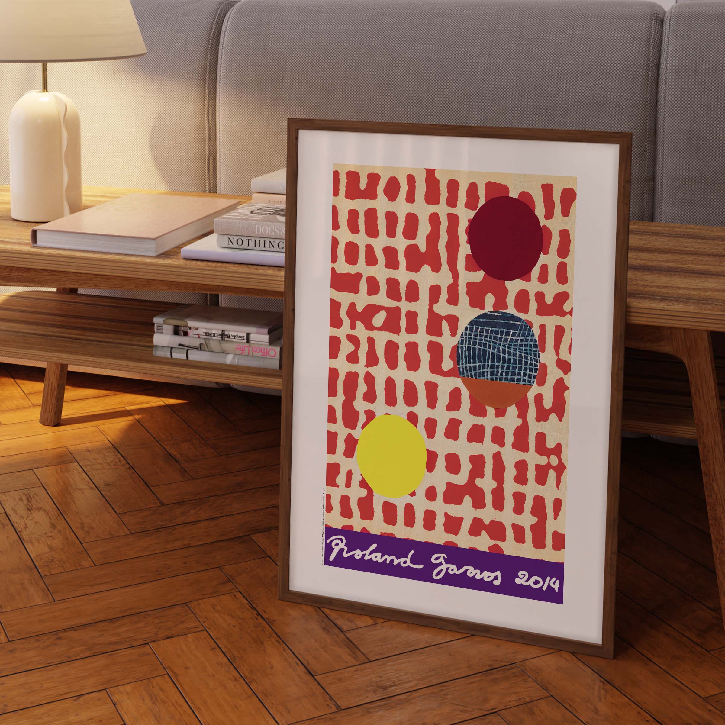 Affiche "Les Imparfaits" Roland-Garros 2014 par Juan USLE