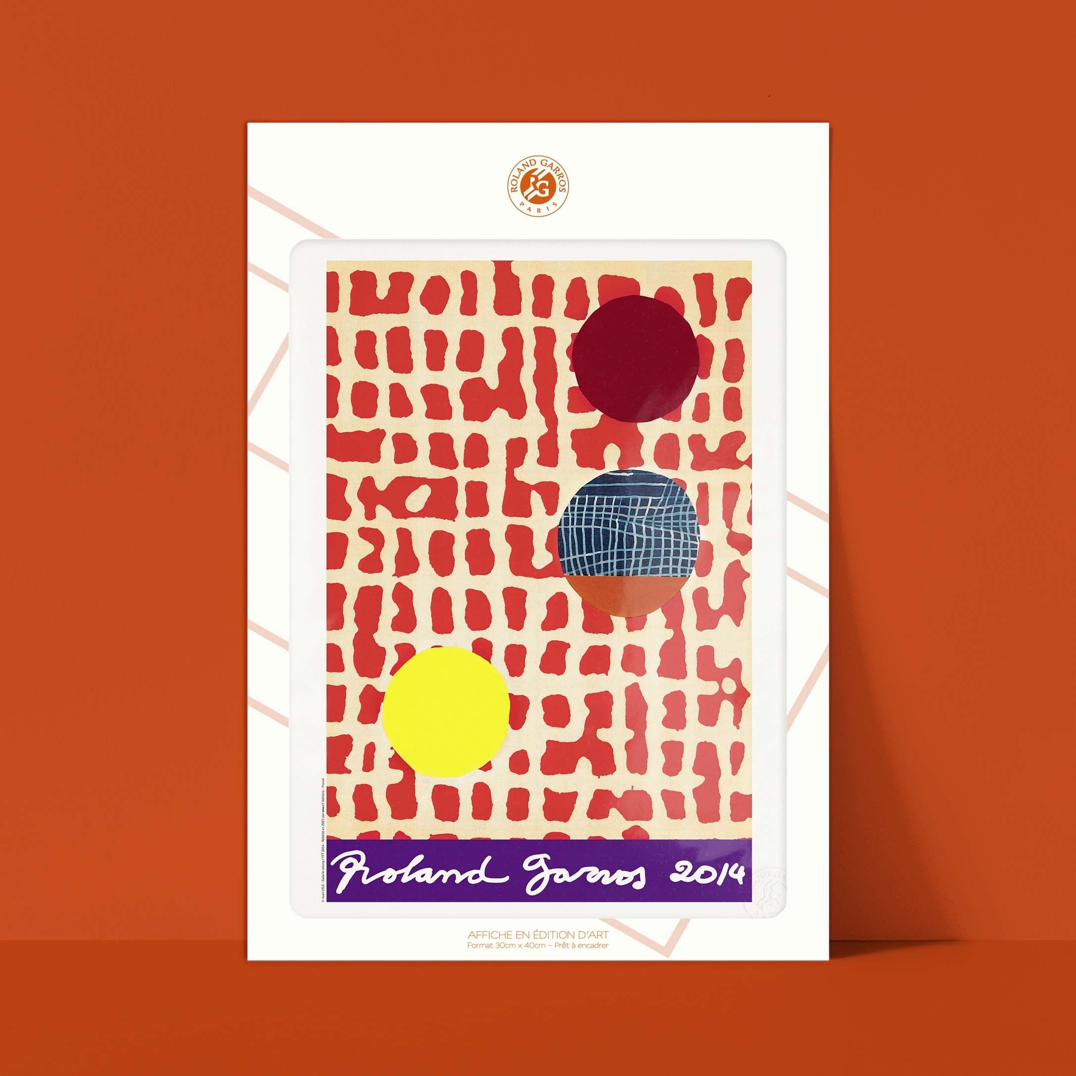 Affiche "Les Imparfaits" Roland-Garros 2014 par Juan USLE