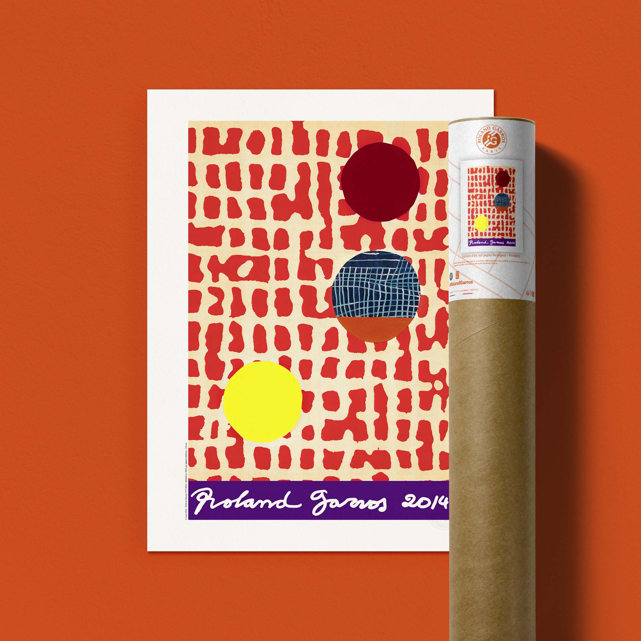 Affiche Roland-Garros 2014 par Juan USLE
