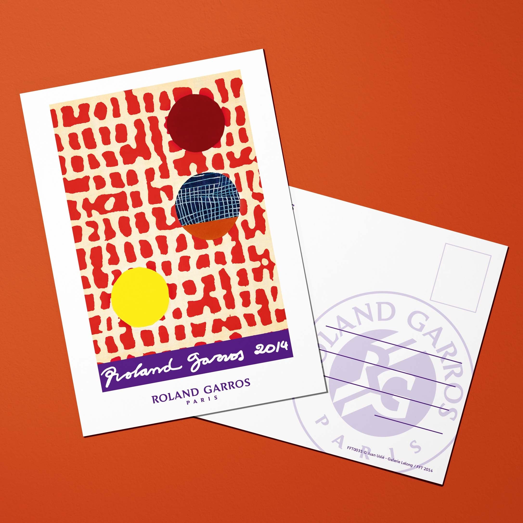 Carte postale Roland-Garros 2014 par Juan USLE