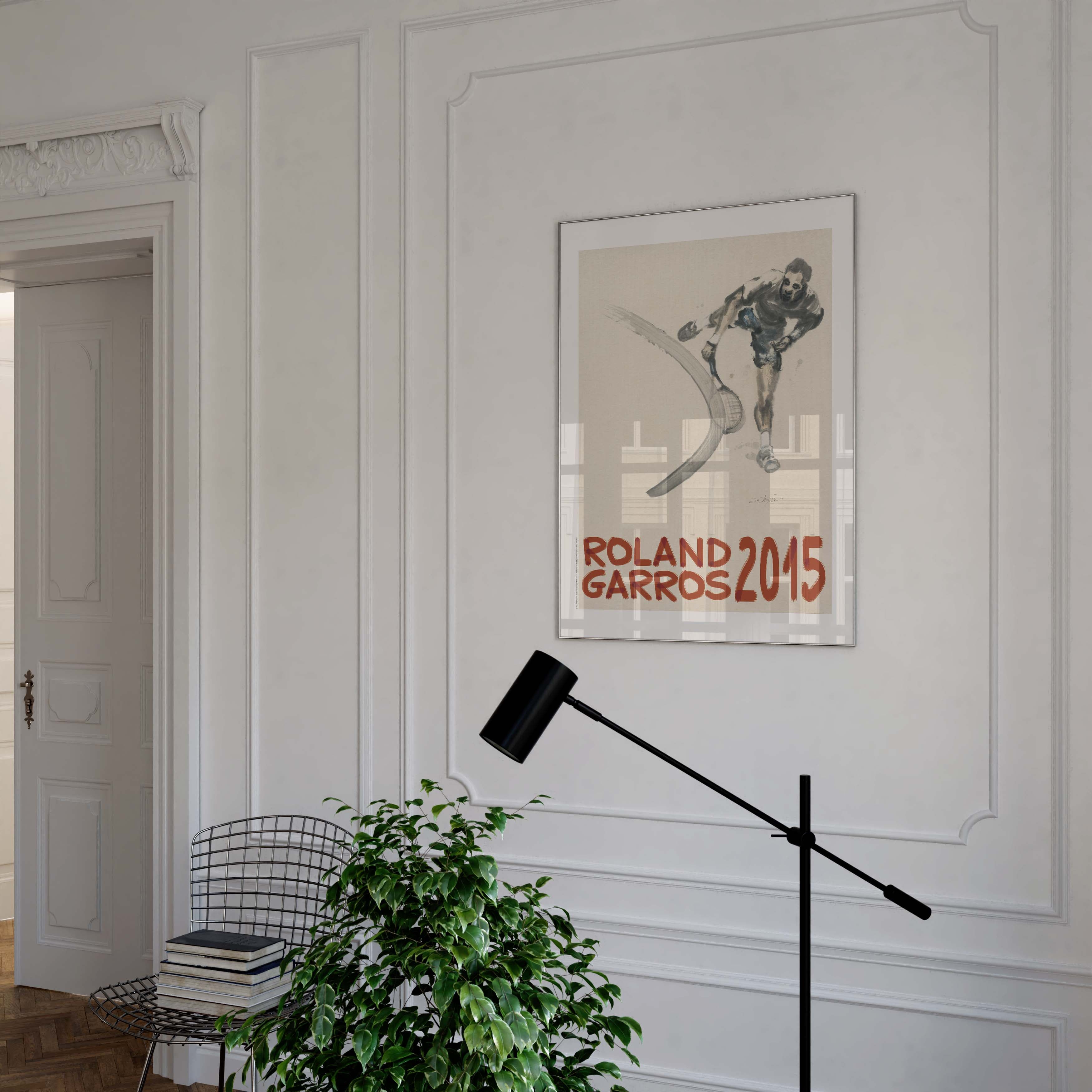 Affiche "Les Imparfaits" Roland-Garros 2015 par Du ZHENJUN