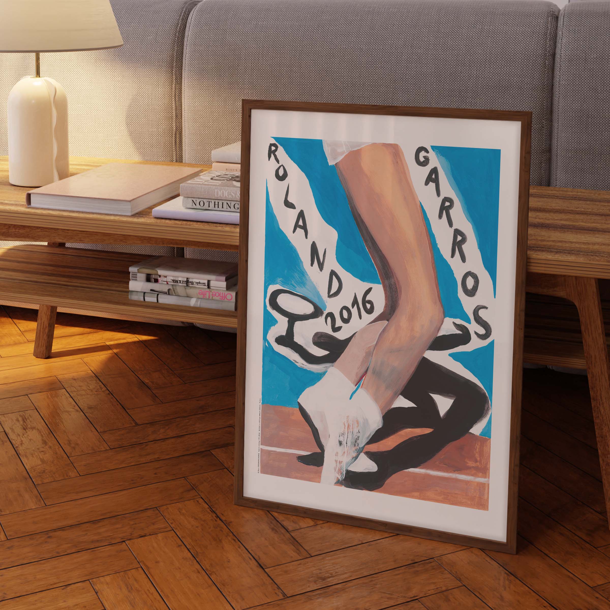 Affiche "Les Imparfaits" Roland-Garros 2016 par Marc DESGRANDCHAMPS