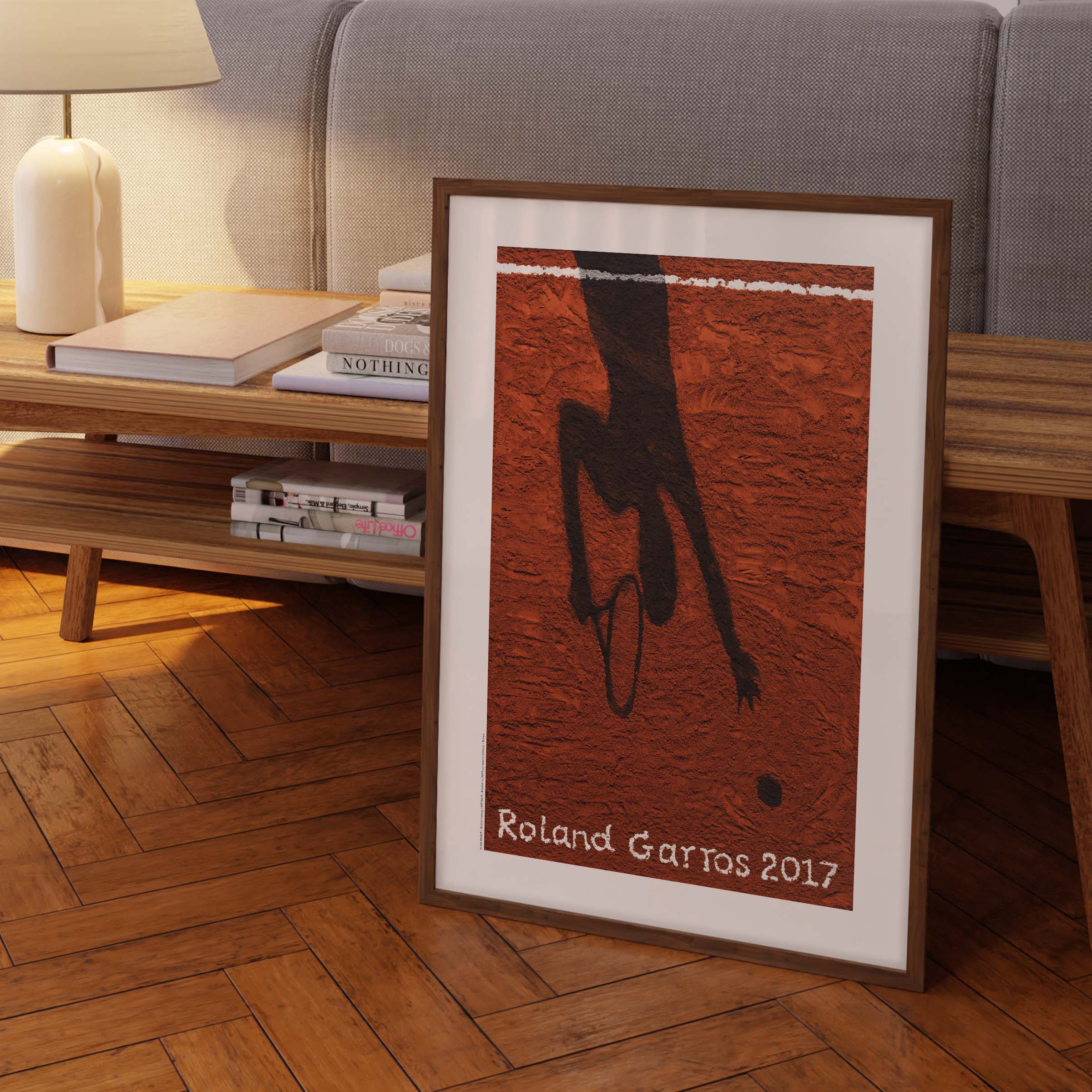 Affiche "Les Imparfaits" Roland-Garros 2017 par Vik MUNIZ