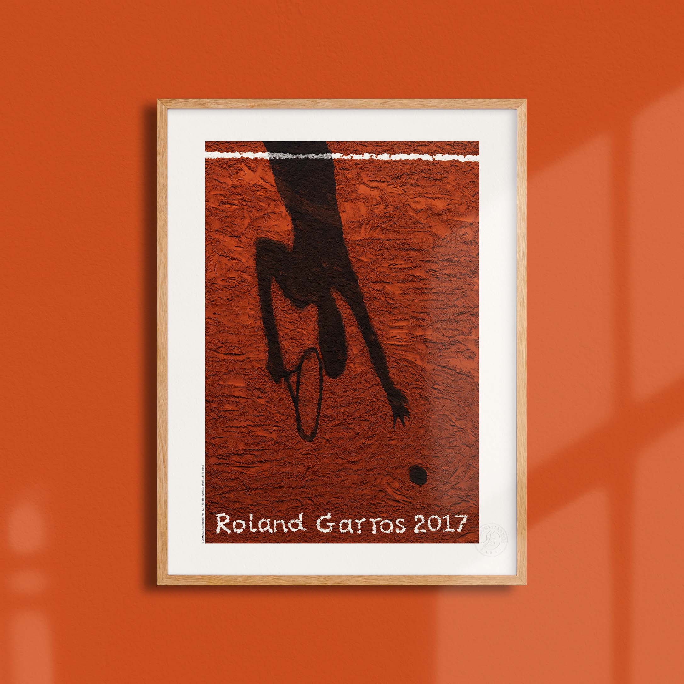 Affiche "Les Imparfaits" Roland-Garros 2017 par Vik MUNIZ
