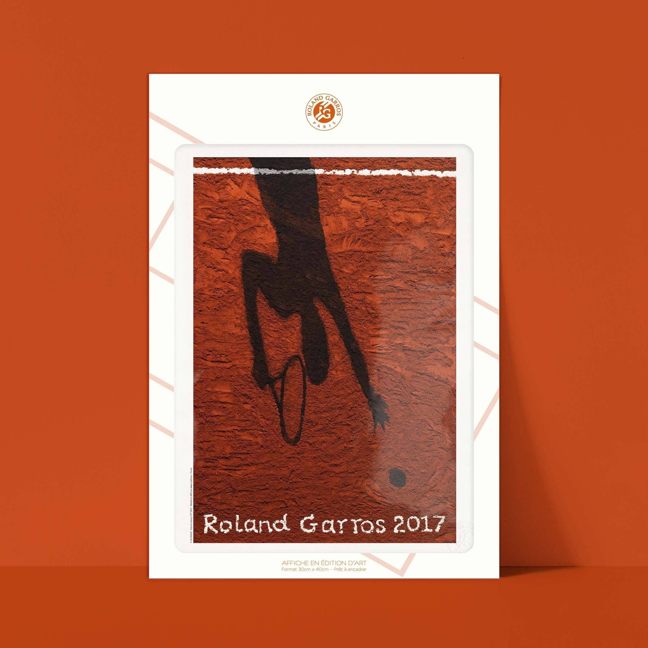 Affiche "Les Imparfaits" Roland-Garros 2017 par Vik MUNIZ