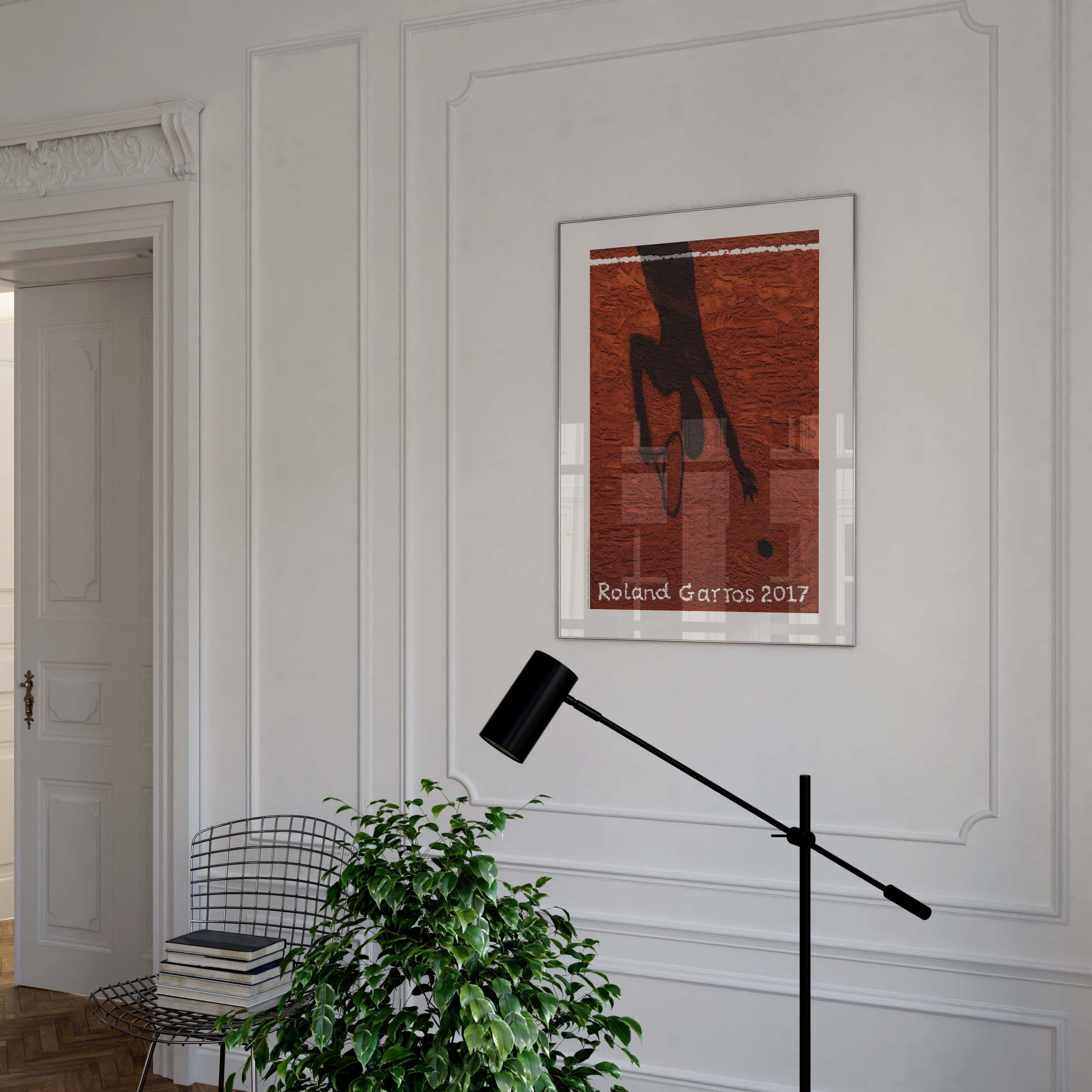 Affiche Roland-Garros 2017 par Vik MUNIZ