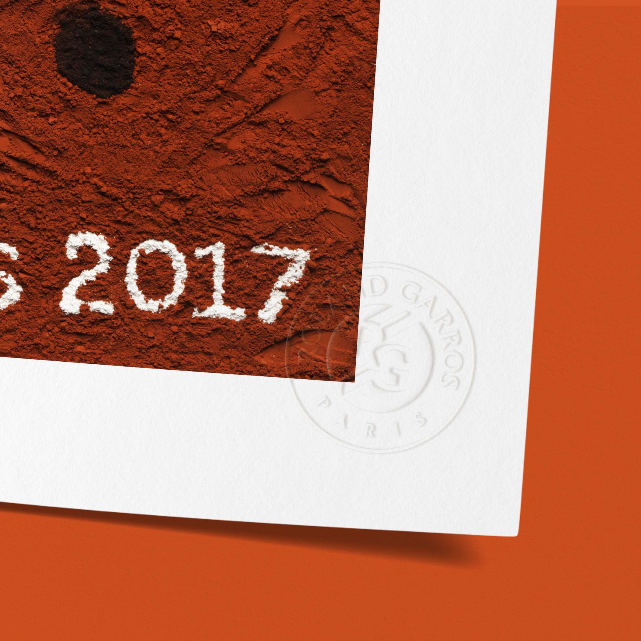 Affiche "Les Imparfaits" Roland-Garros 2017 par Vik MUNIZ