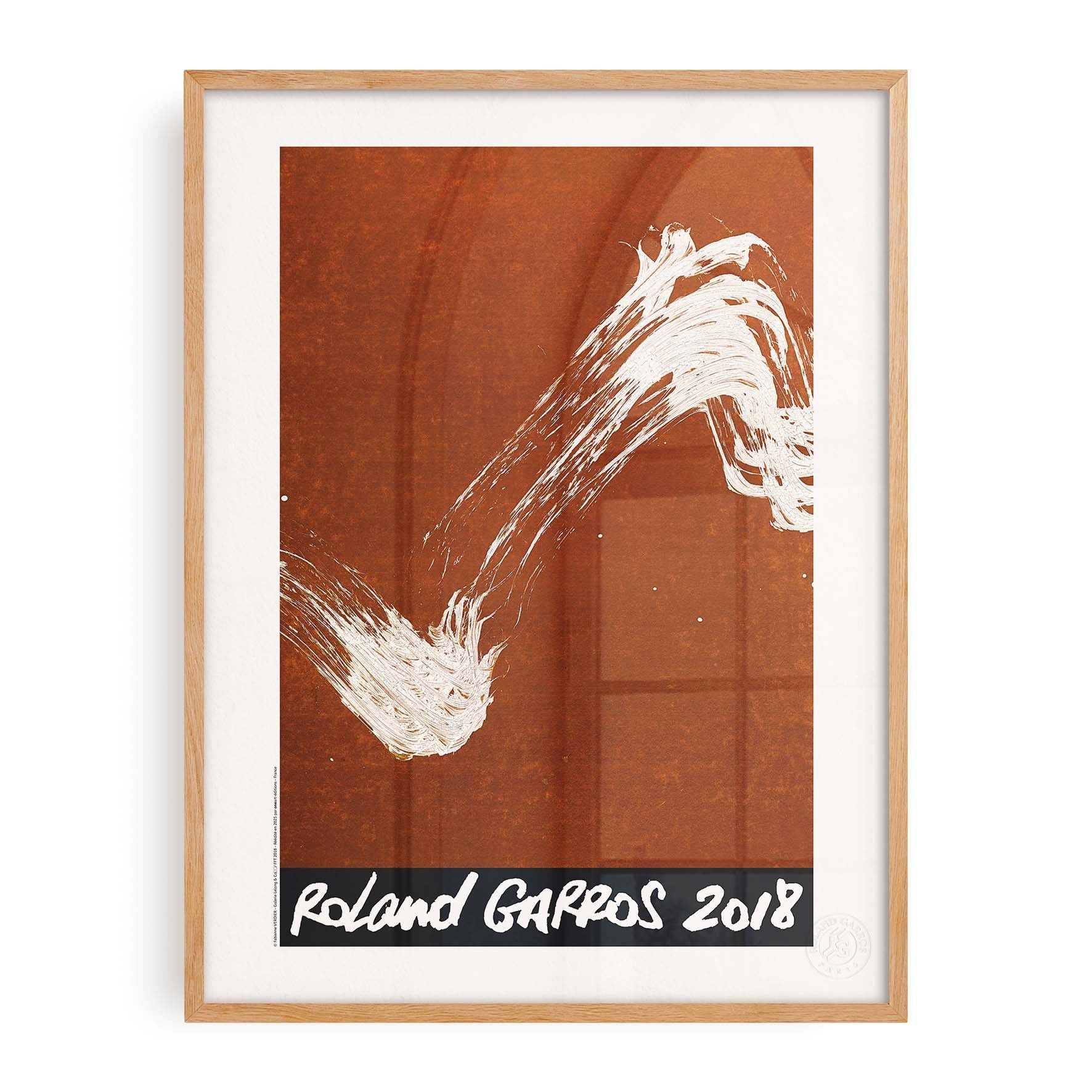 Affiche "Les Imparfaits" Roland-Garros 2018 par Fabienne VERDIER