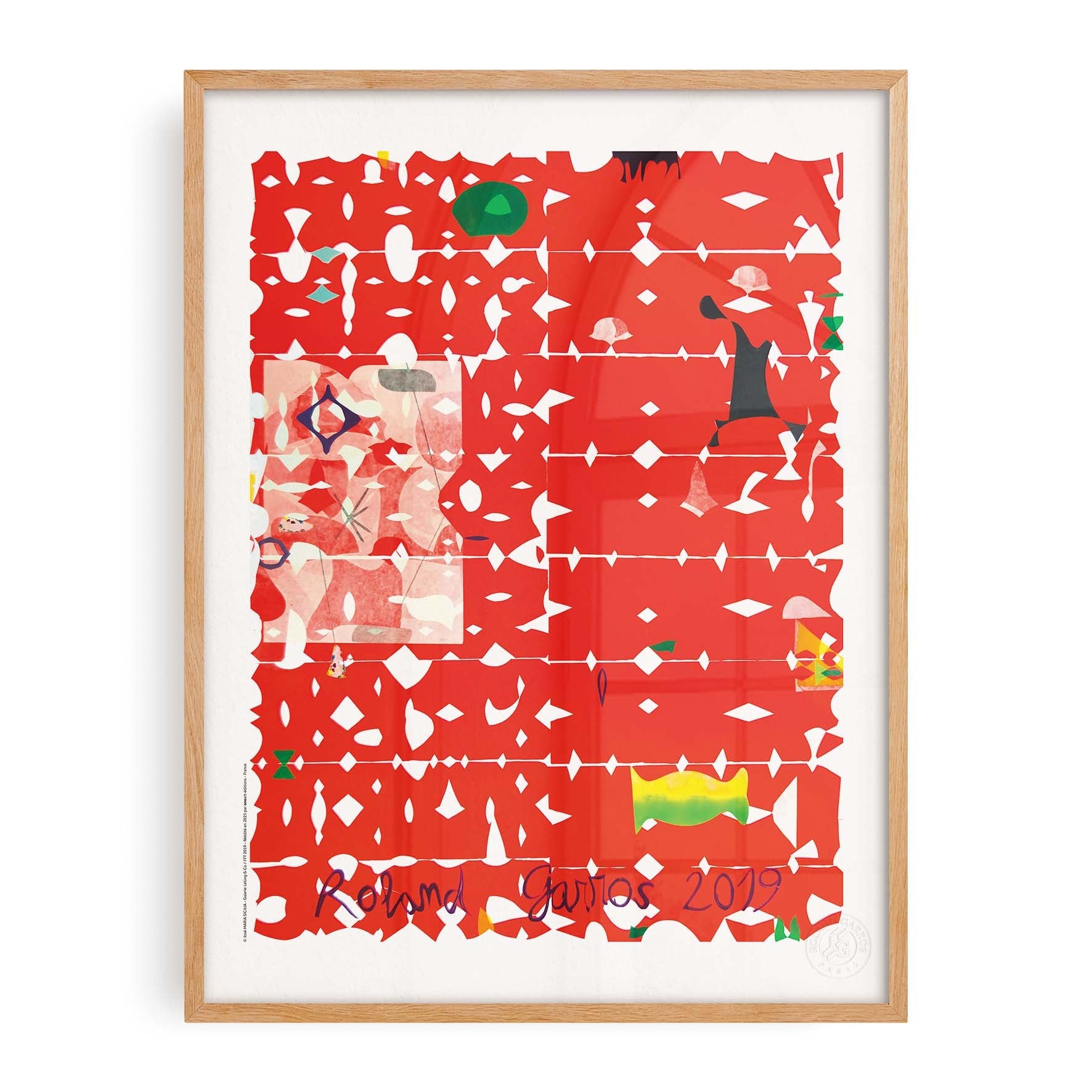 Affiche "Les Imparfaits" Roland-Garros 2019 par José MARIA SICILIA