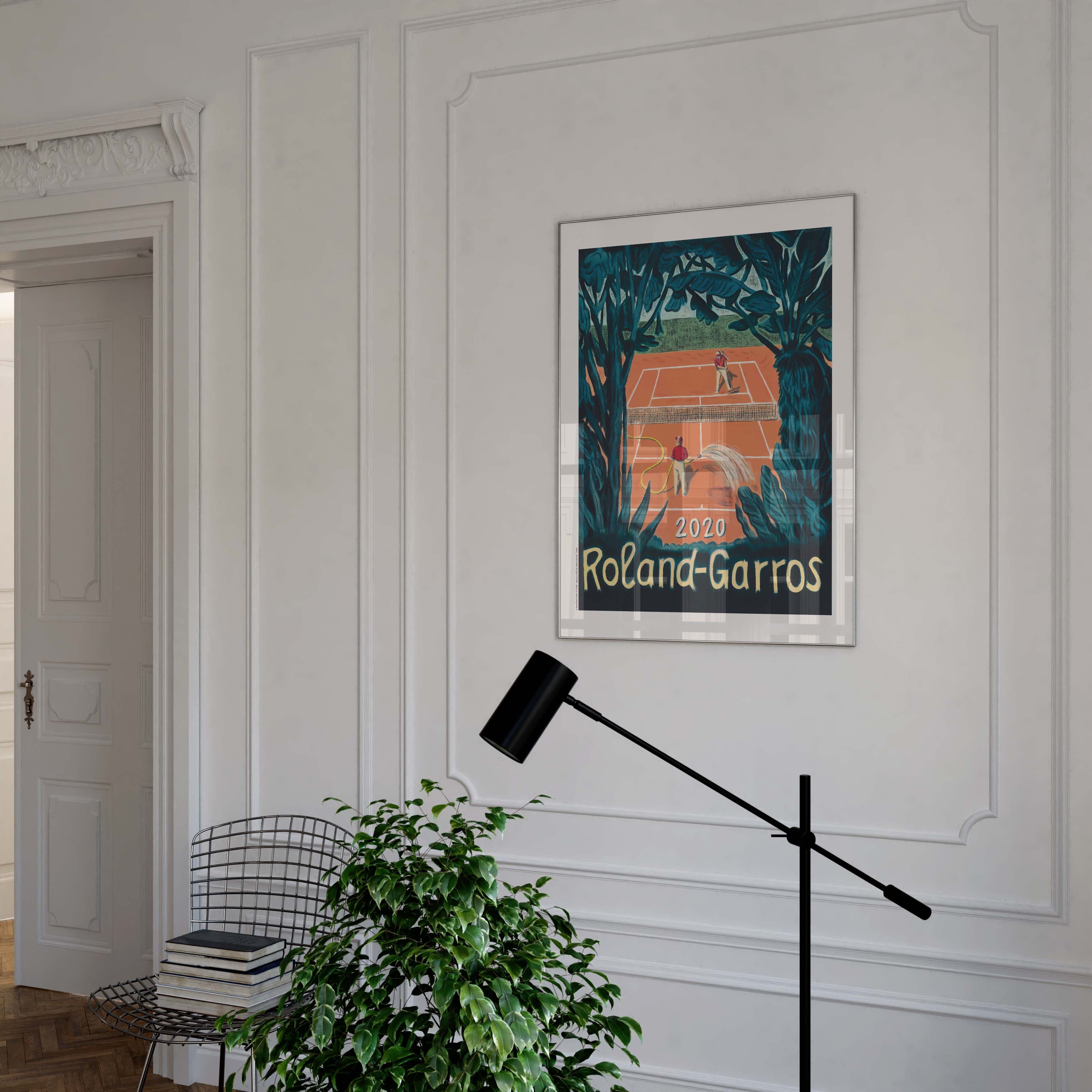 Affiche "Les Imparfaits" Roland-Garros 2020 par Pierre SEINTURIER