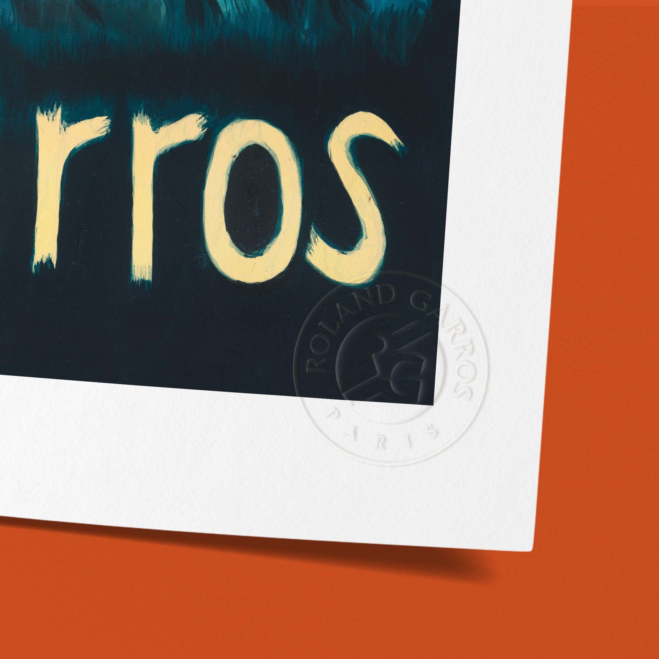 Affiche "Les Imparfaits" Roland-Garros 2020 par Pierre SEINTURIER