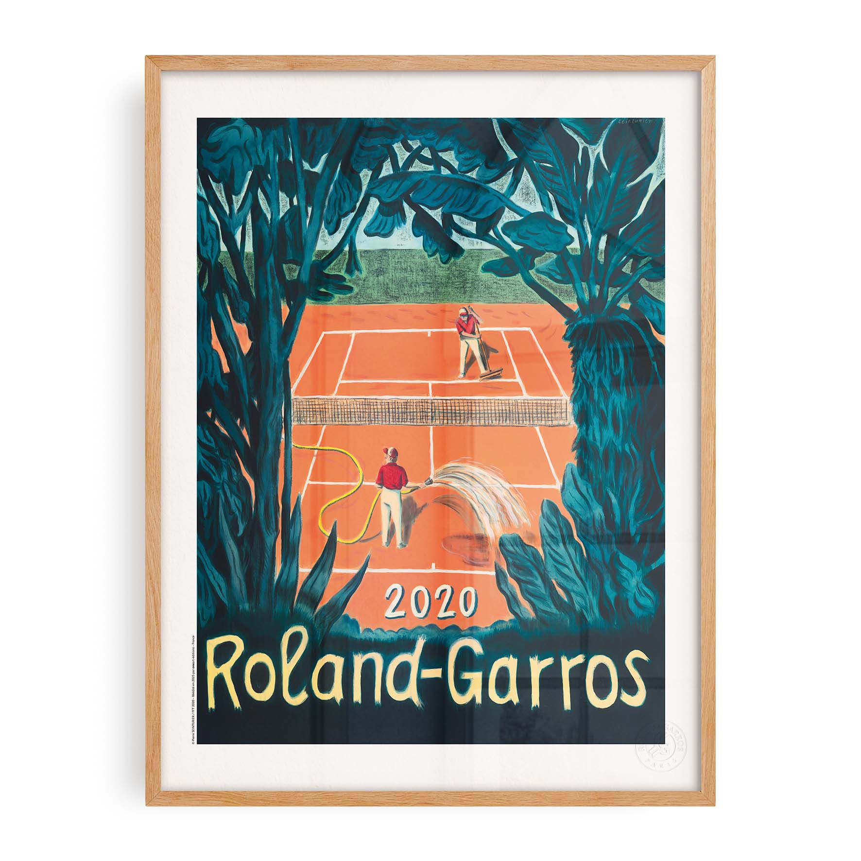 Affiche "Les Imparfaits" Roland-Garros 2020 par Pierre SEINTURIER