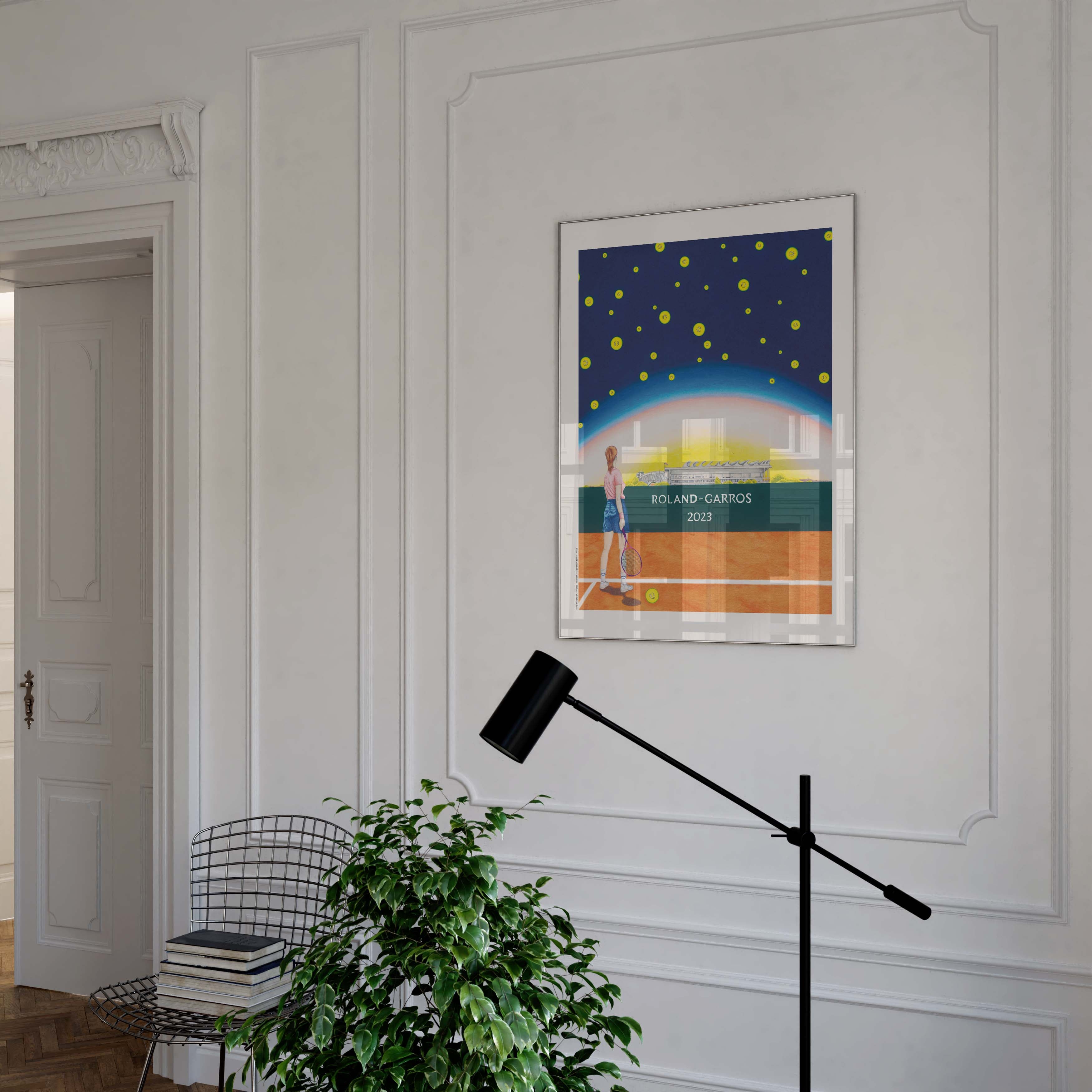 Affiche "Les Imparfaits" Roland-Garros 2023 par Maxime VERDIER