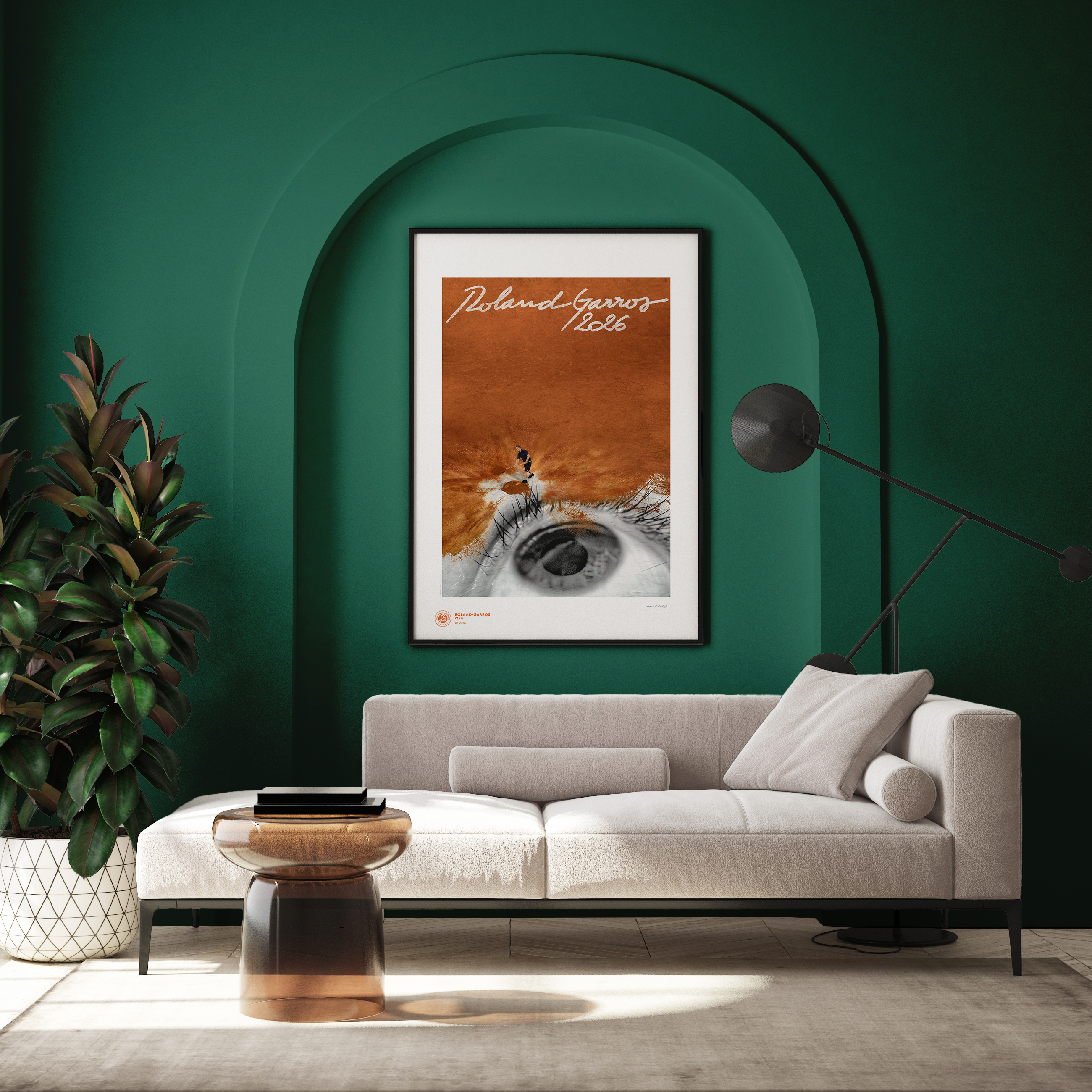 PREMIUM LIMITED EDITION - Roland Garros 2026 poster by JR