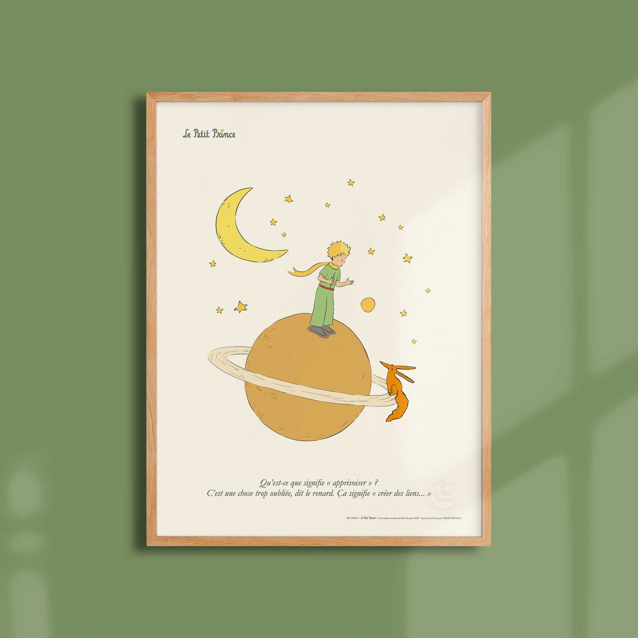Affiche Le Petit Prince Apprivoiser