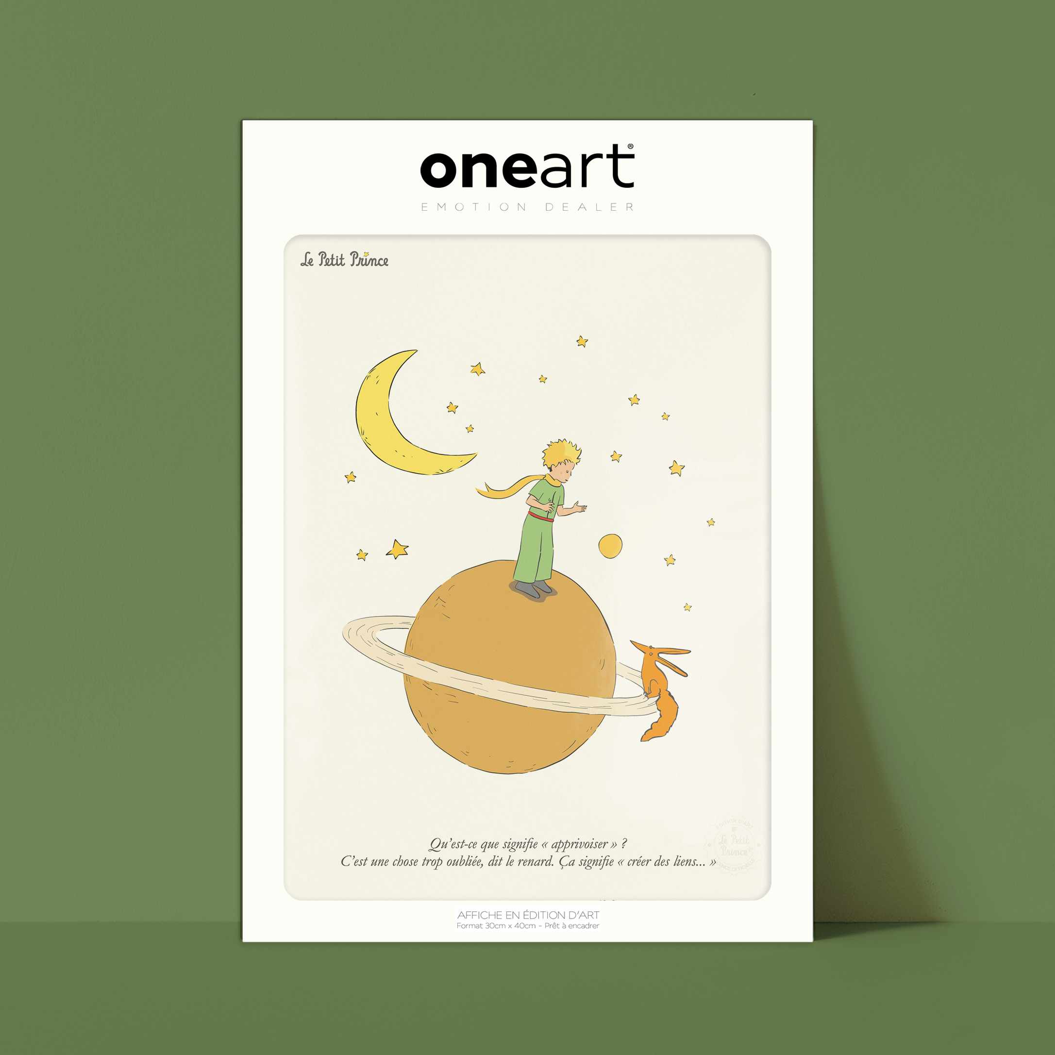 Affiche Le Petit Prince Apprivoiser