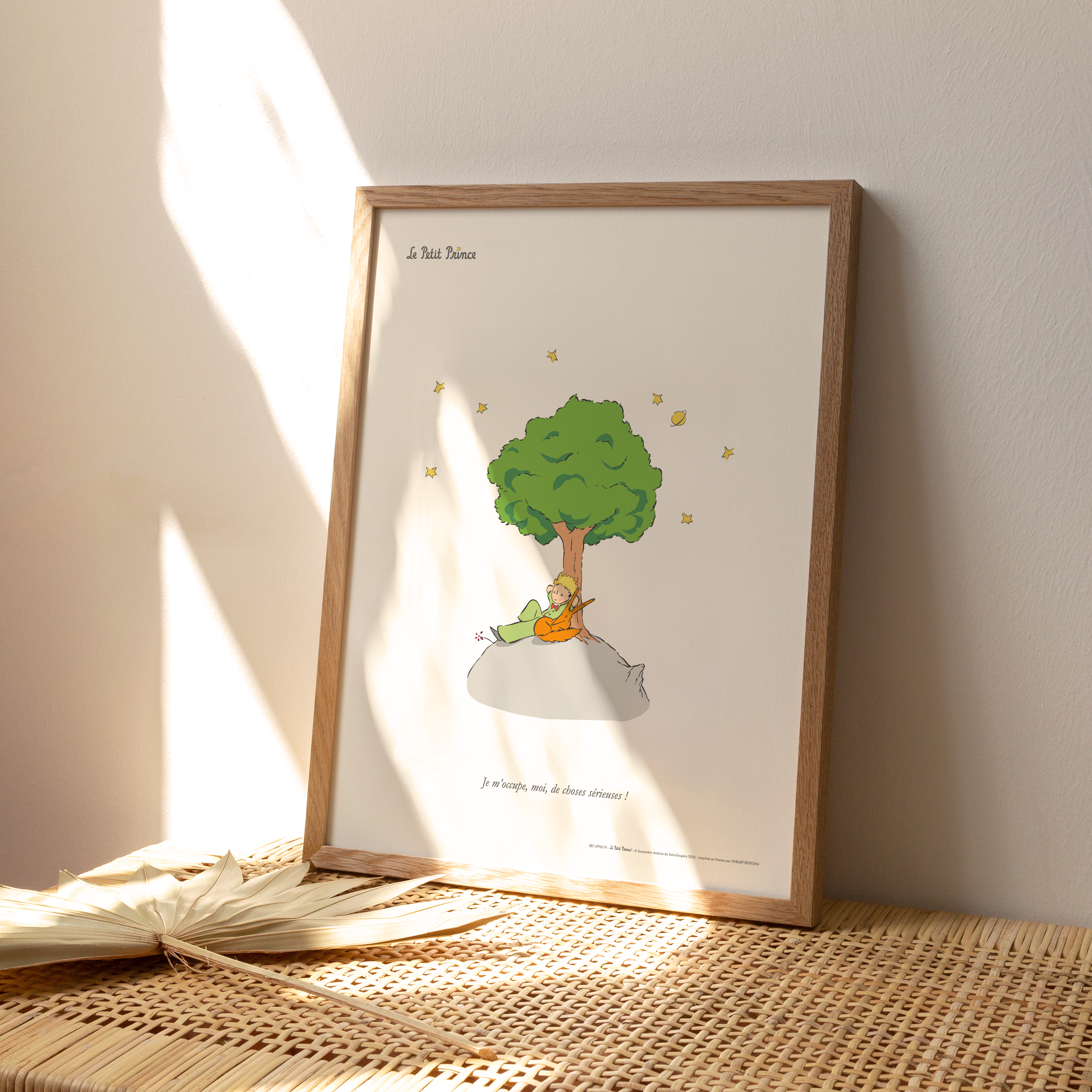 Affiche Le Petit Prince Le Petit Prince et le Renard sous l'arbre