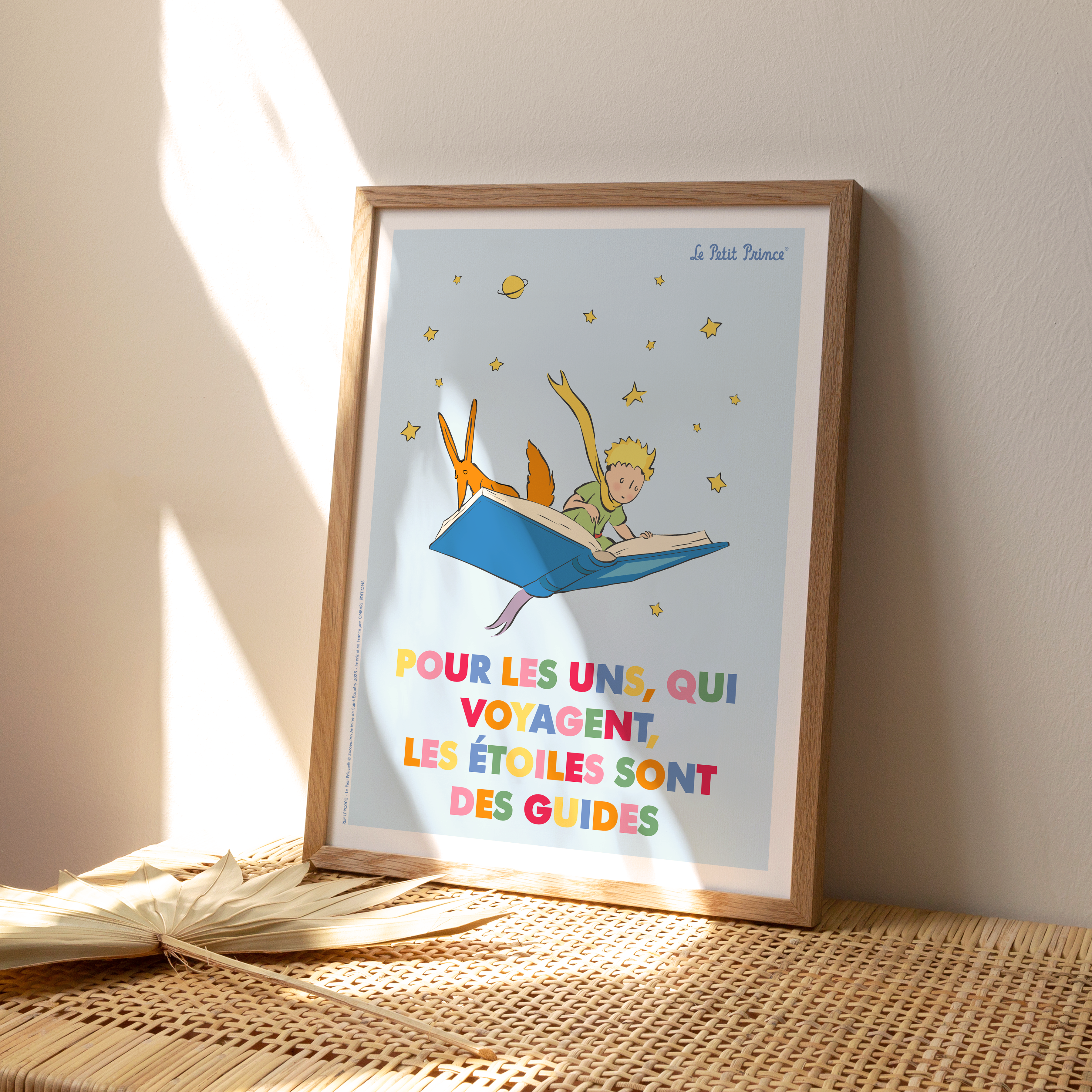 Affiche Le Petit Prince en Couleur, Livre