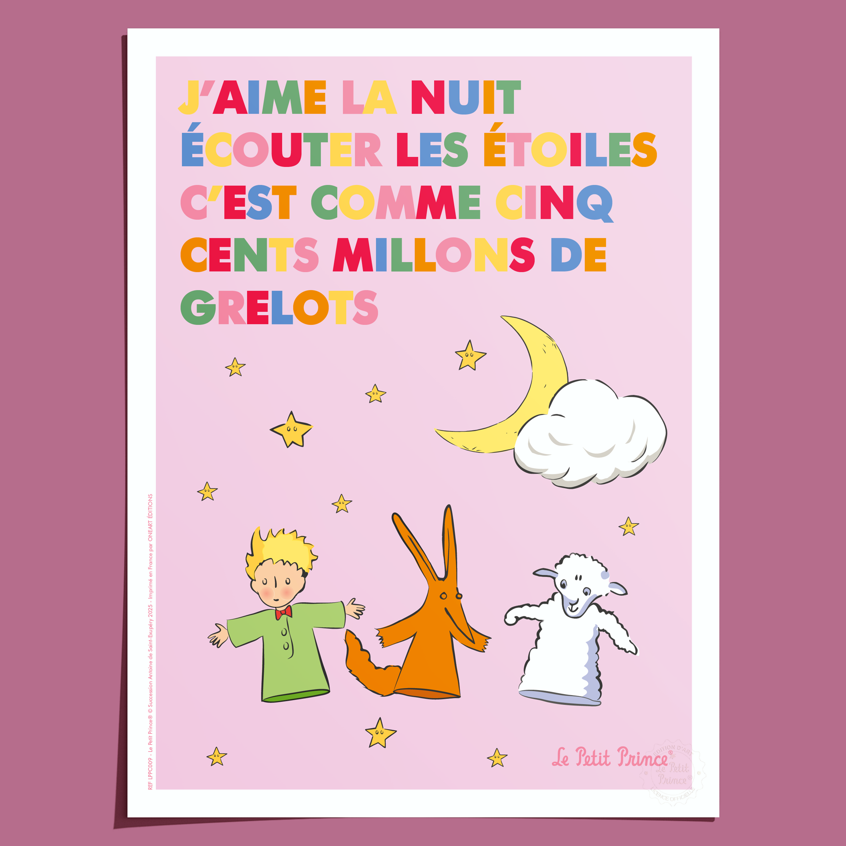 Affiche Le Petit Prince en Couleur, Marionnettes