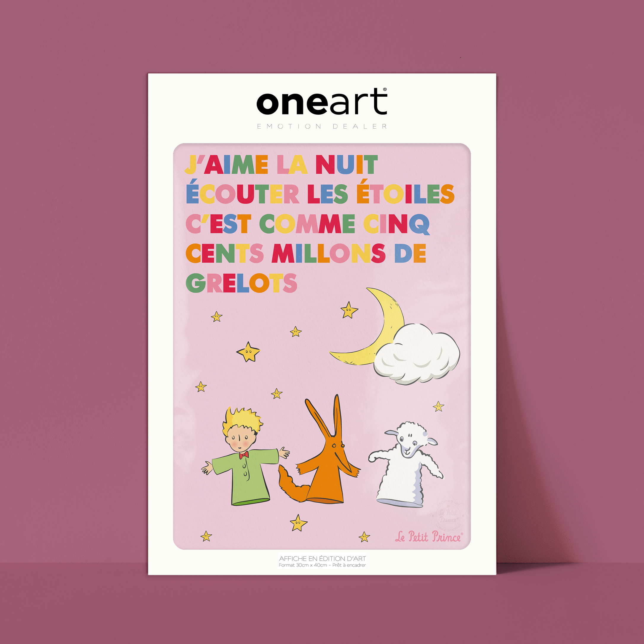 Affiche Le Petit Prince en Couleur, Marionnettes