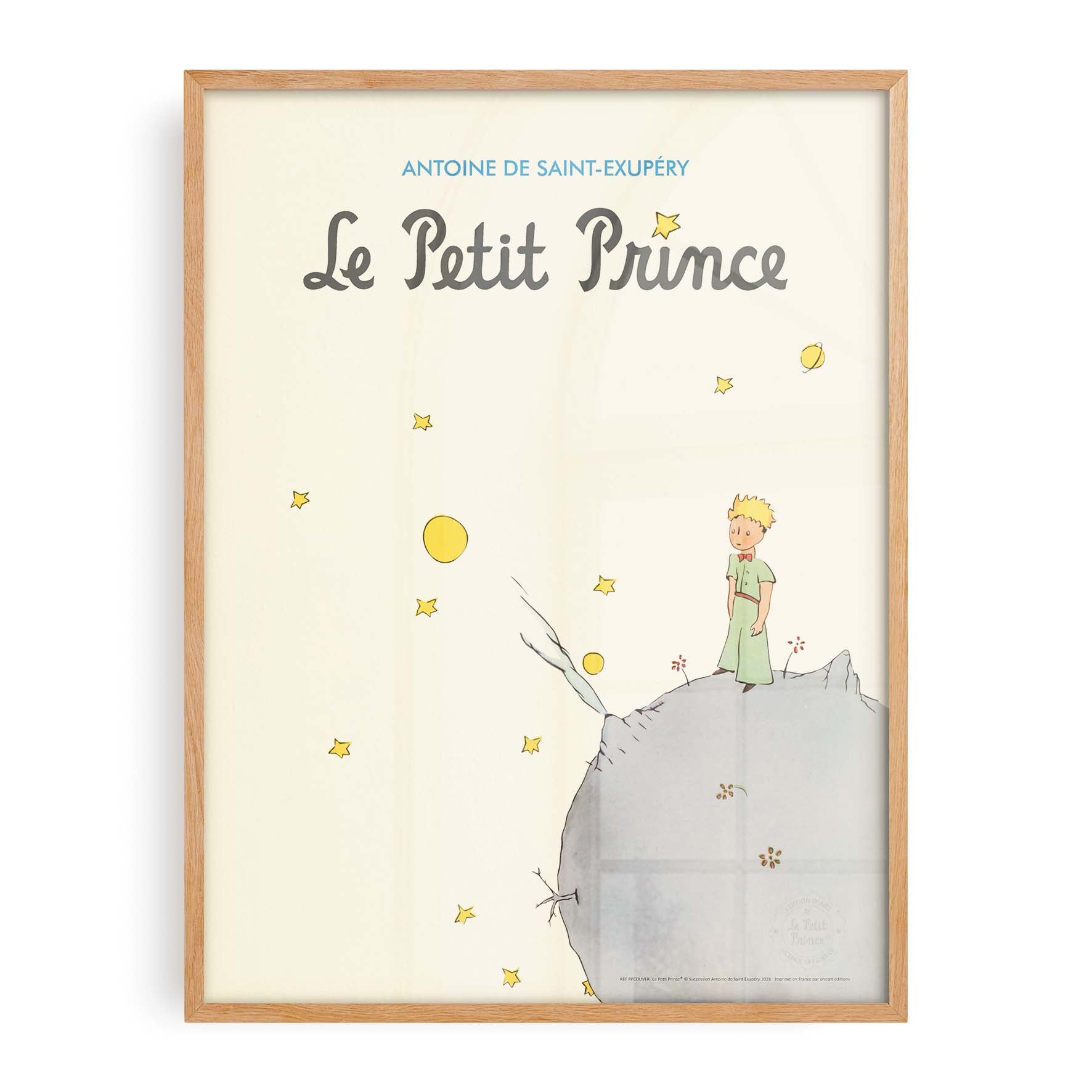 Affiche Le petit prince - Couverture français-oneart.fr