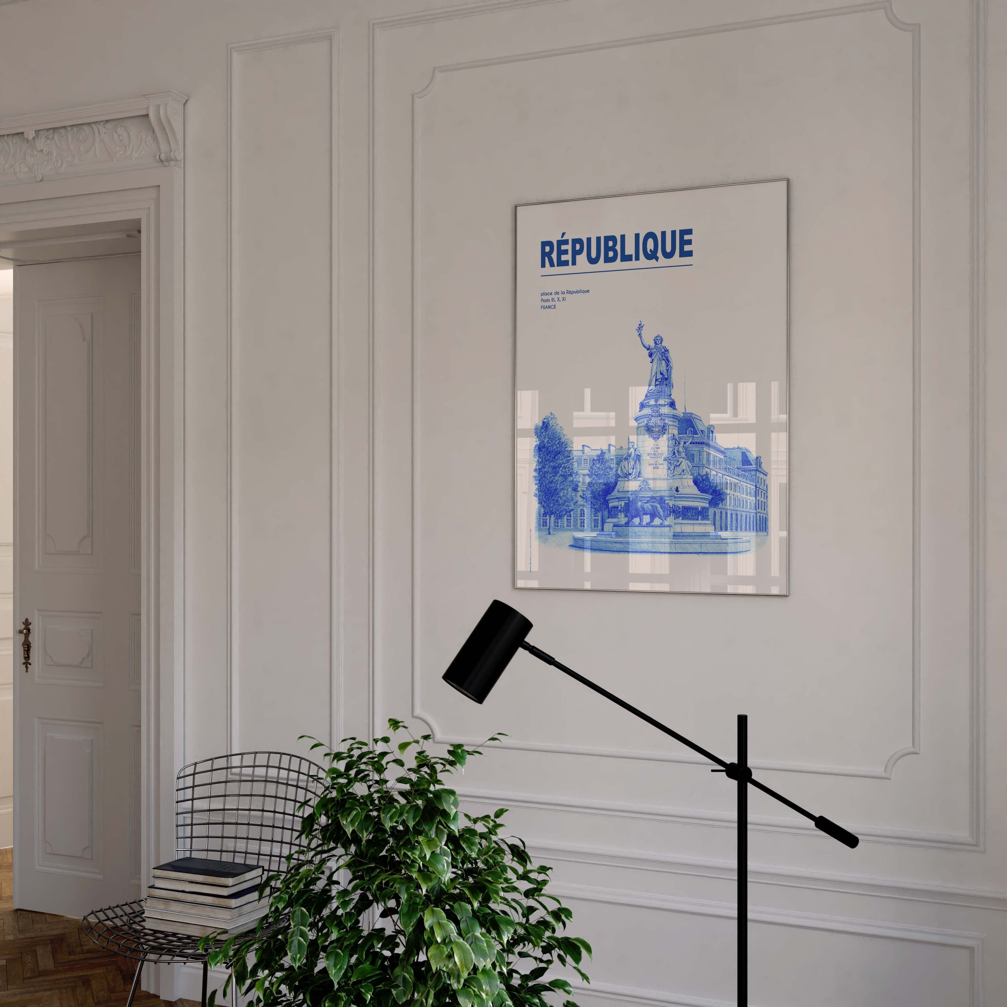 Affiche "Les Imparfaits" La Ville en Bleu - Paris - République